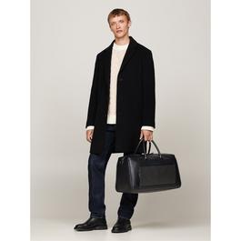 Tommy Hilfiger TH Monogram Textured Duffle Bag
