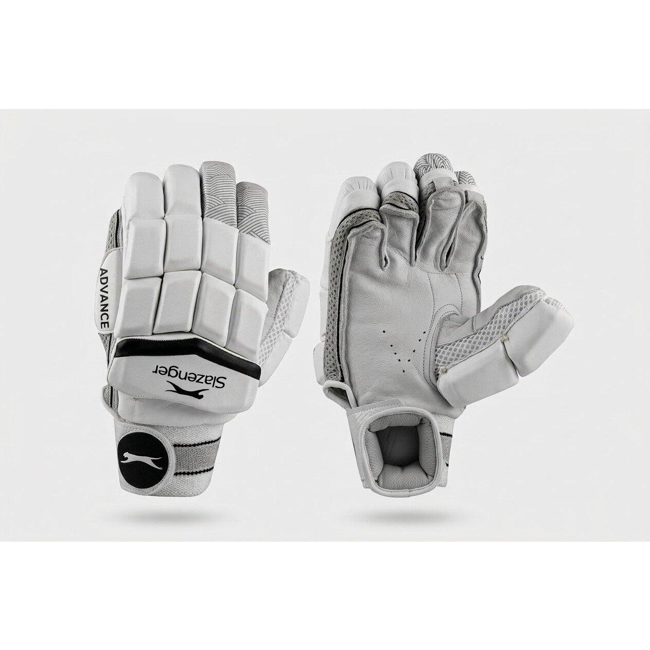 Slazenger  Kids Leather Armour Fleece Cricket Gloves - Junior Rh - Junior
