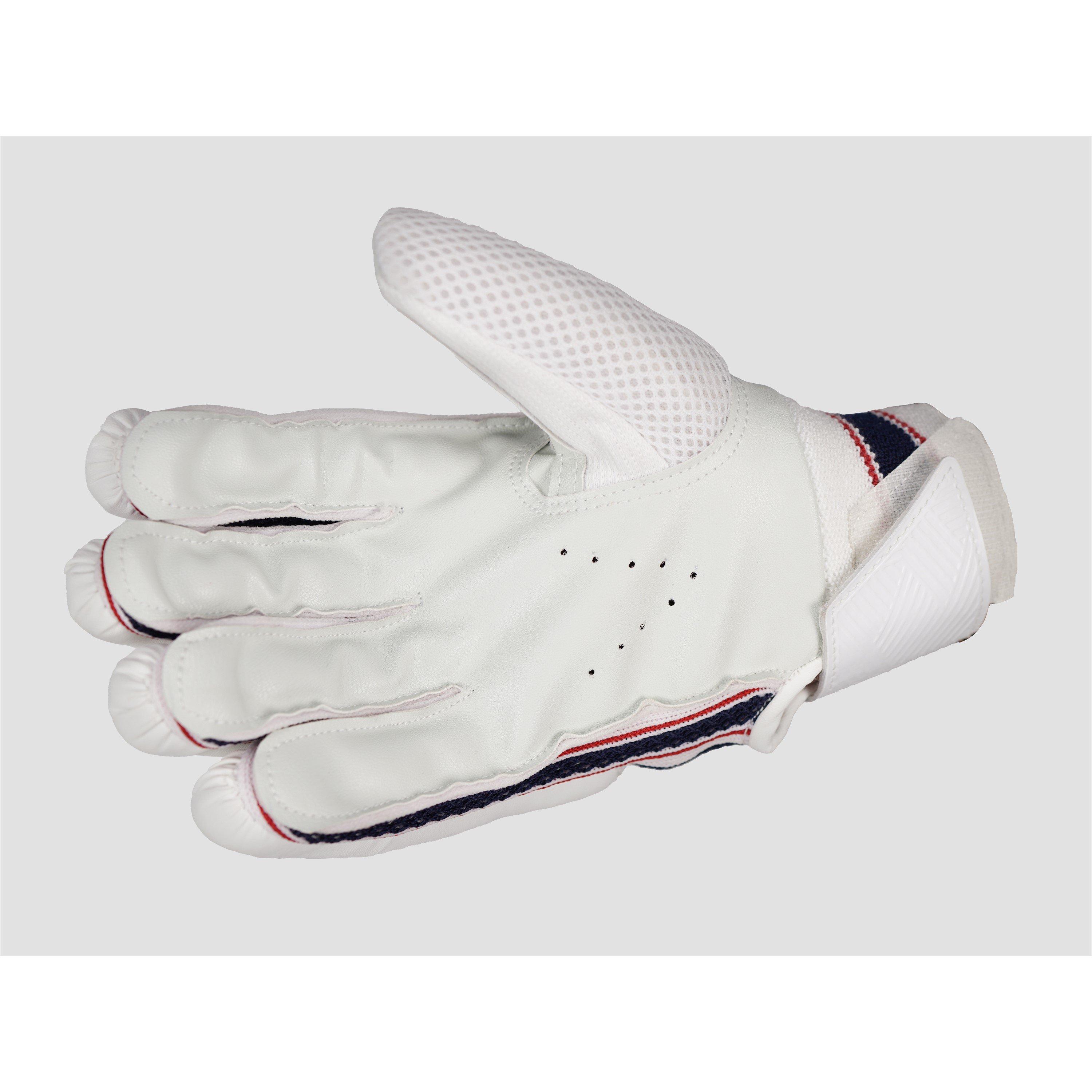 Erwachsene LH - Slazenger - Leather Armour Fleece Cricket Gloves - 5