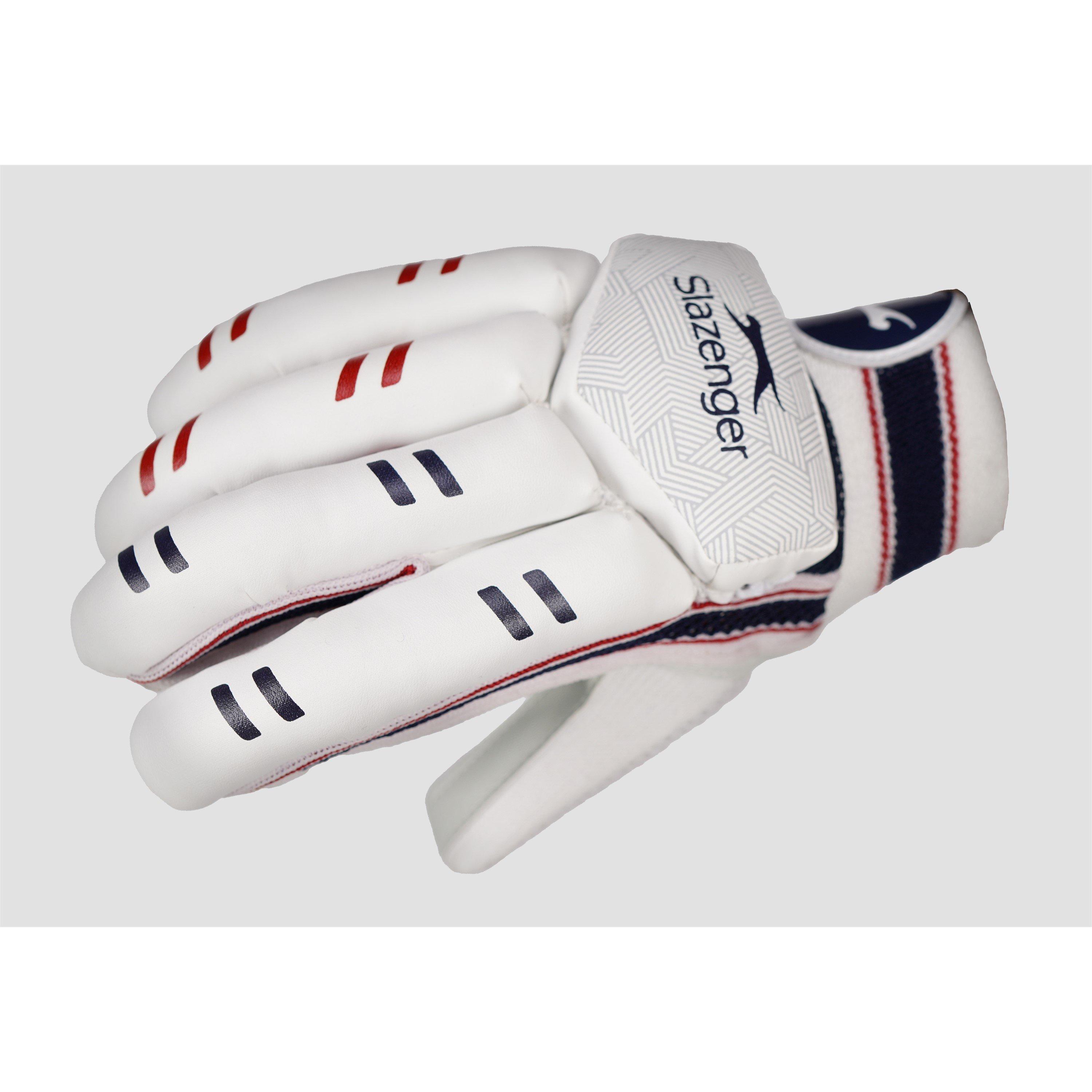 Jeugd LH - Slazenger - Leather Armour Fleece Cricket Gloves - 6