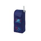 Bleu/Rouge - Delirium Tech Crossbody Bag - Mini bag Flap closure Detachable strap Gold finish Hand carried - 3