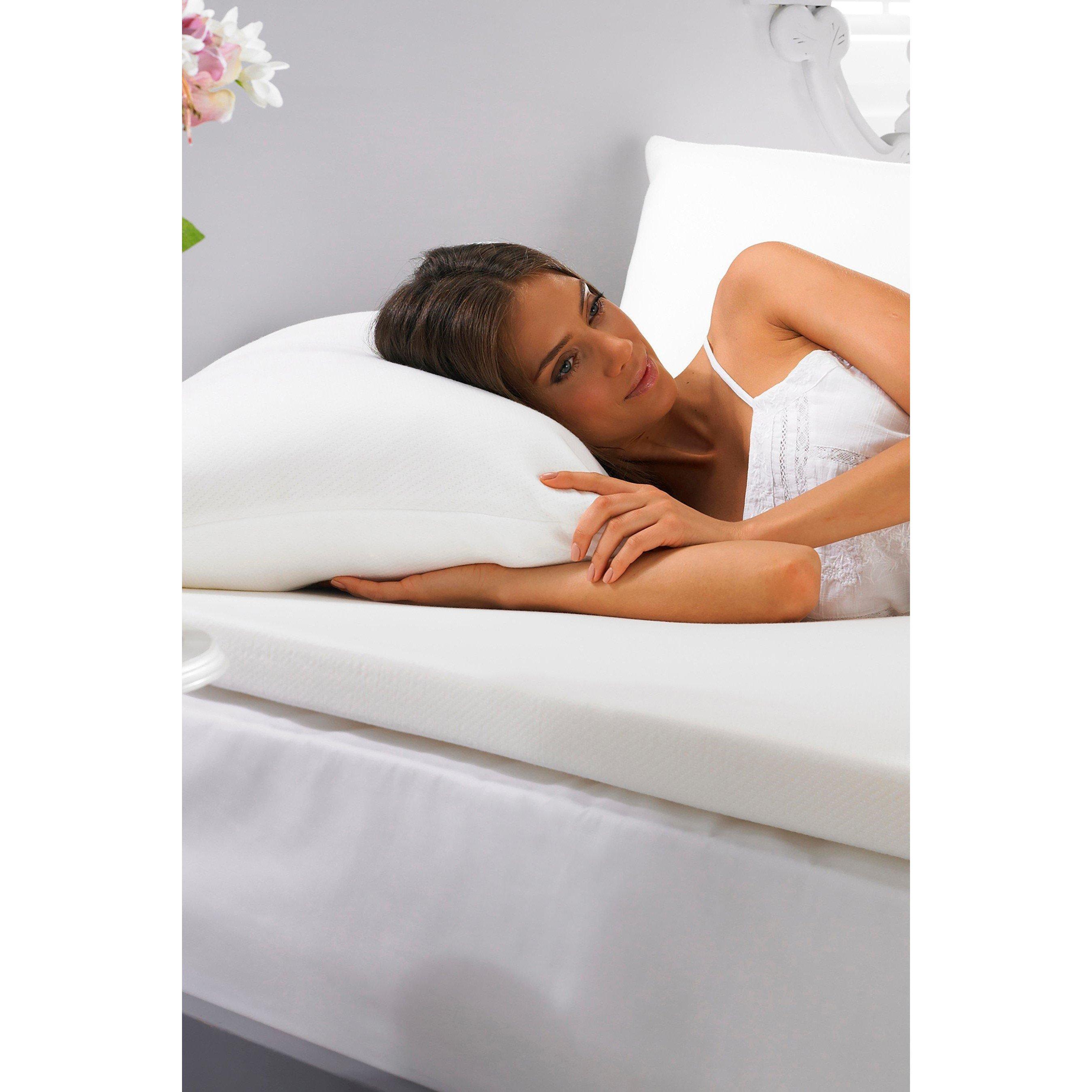 White - Downland - Memory Foam Crumb Pillow - 2