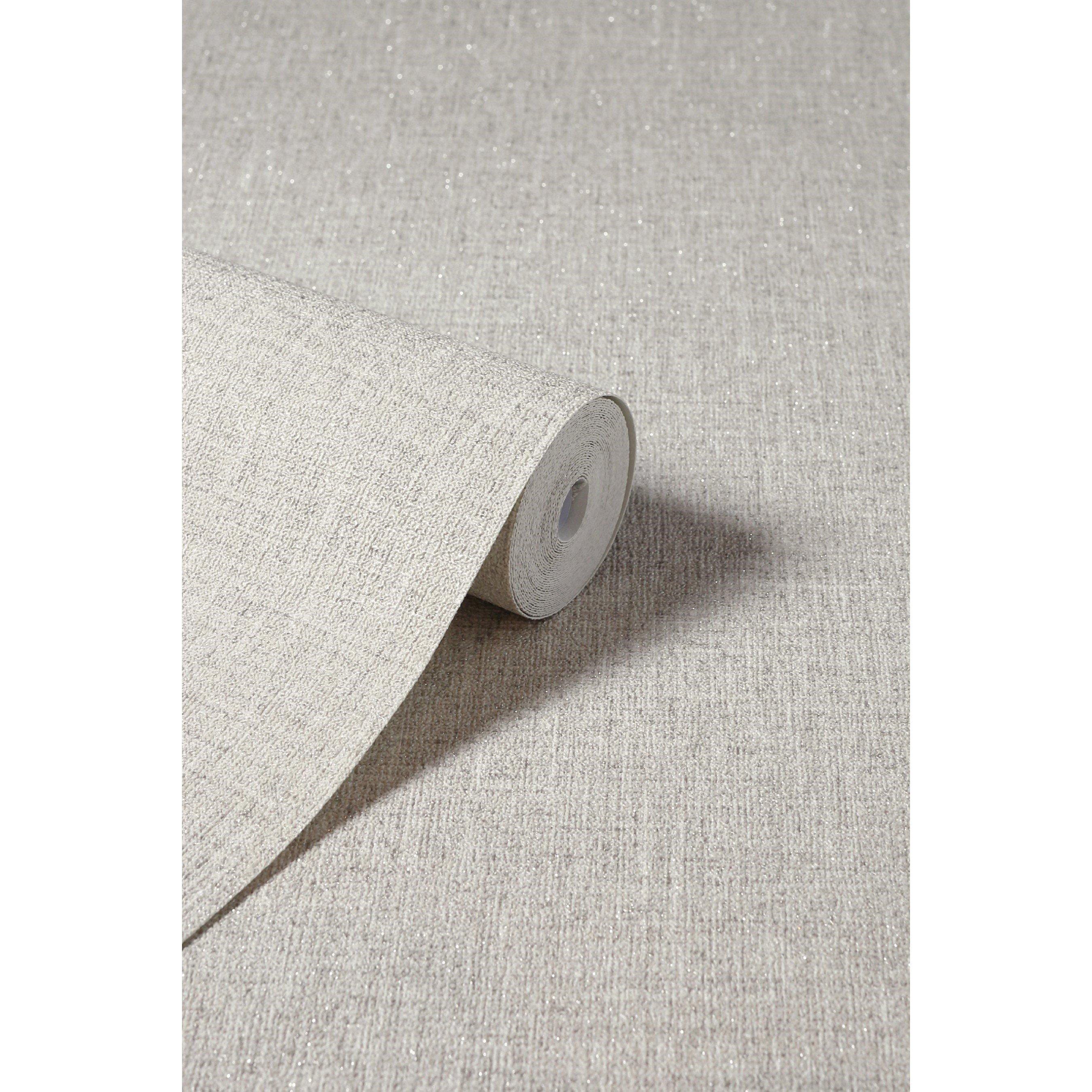 Taupe - Arthouse - Luxe Hessian Mink  Wallpa