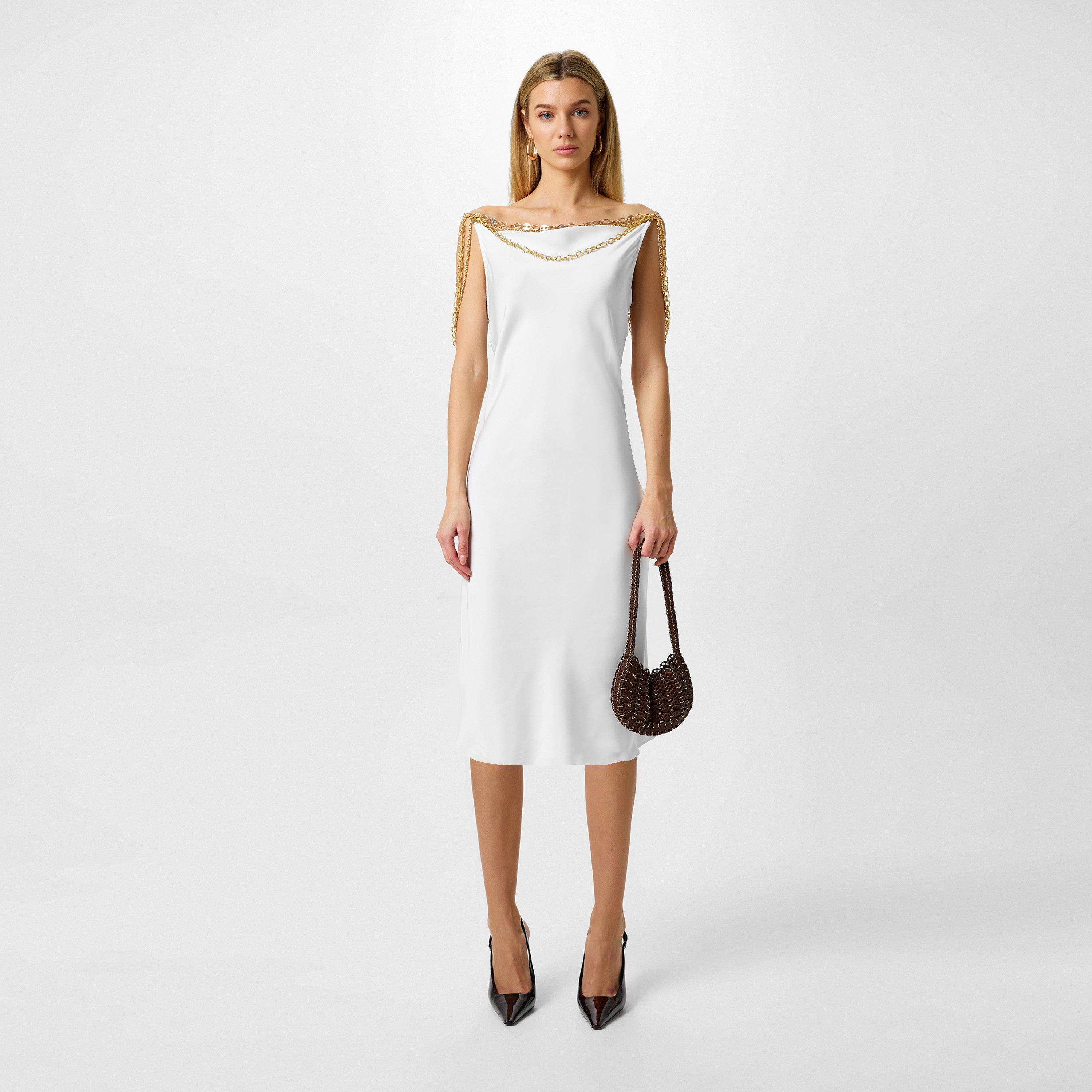 Brown/Lght Gold - Rabanne - Chainmail Shoulder Bag - 5