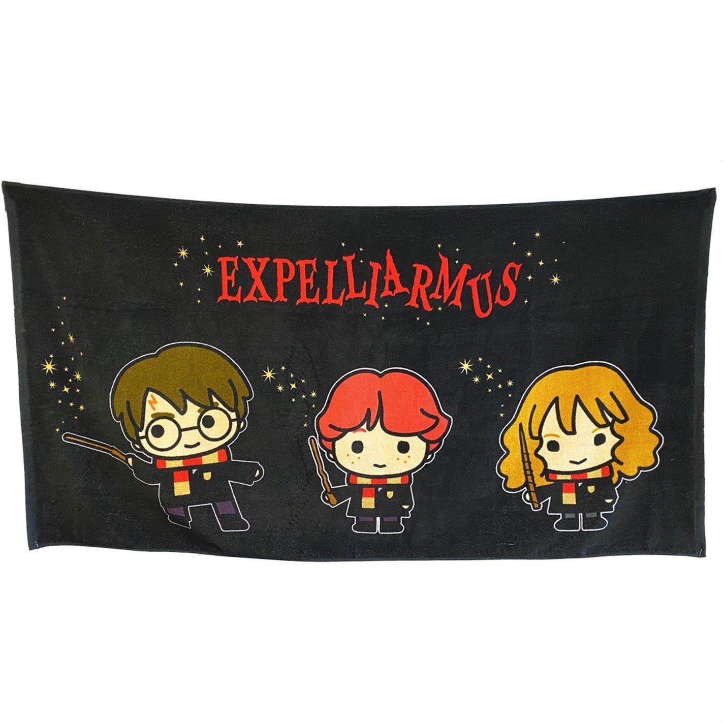 Black - Harry Potter - Kawaii Character Towel - 1