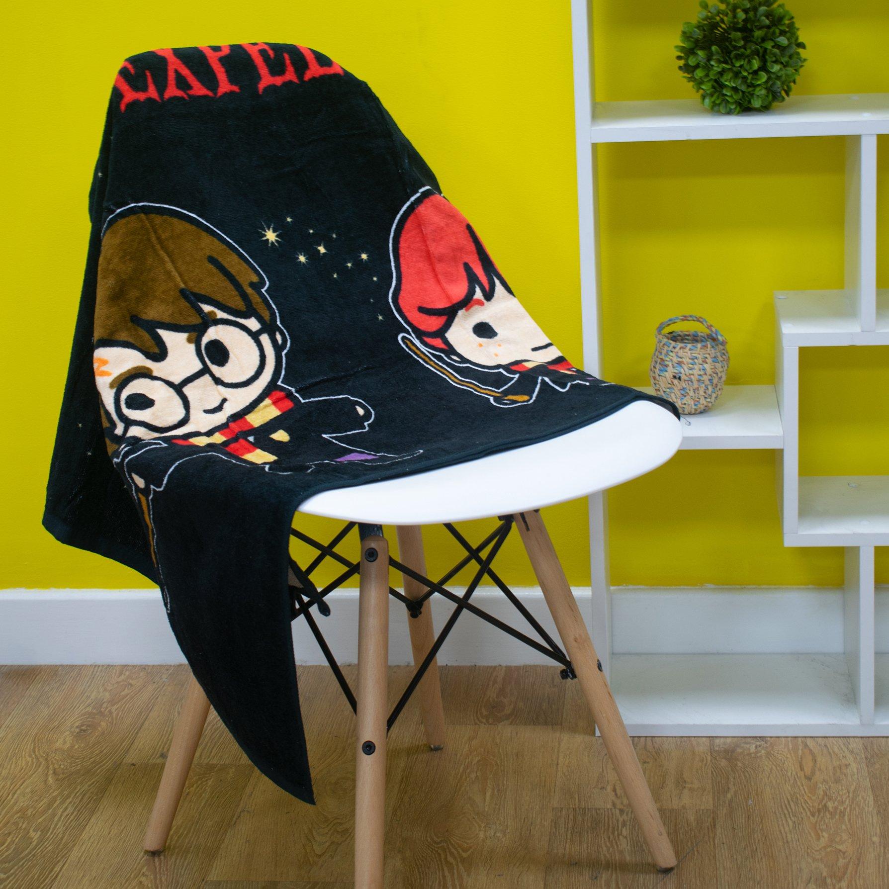 Black - Harry Potter - Harry Potter Kawaii Character Towel - 2