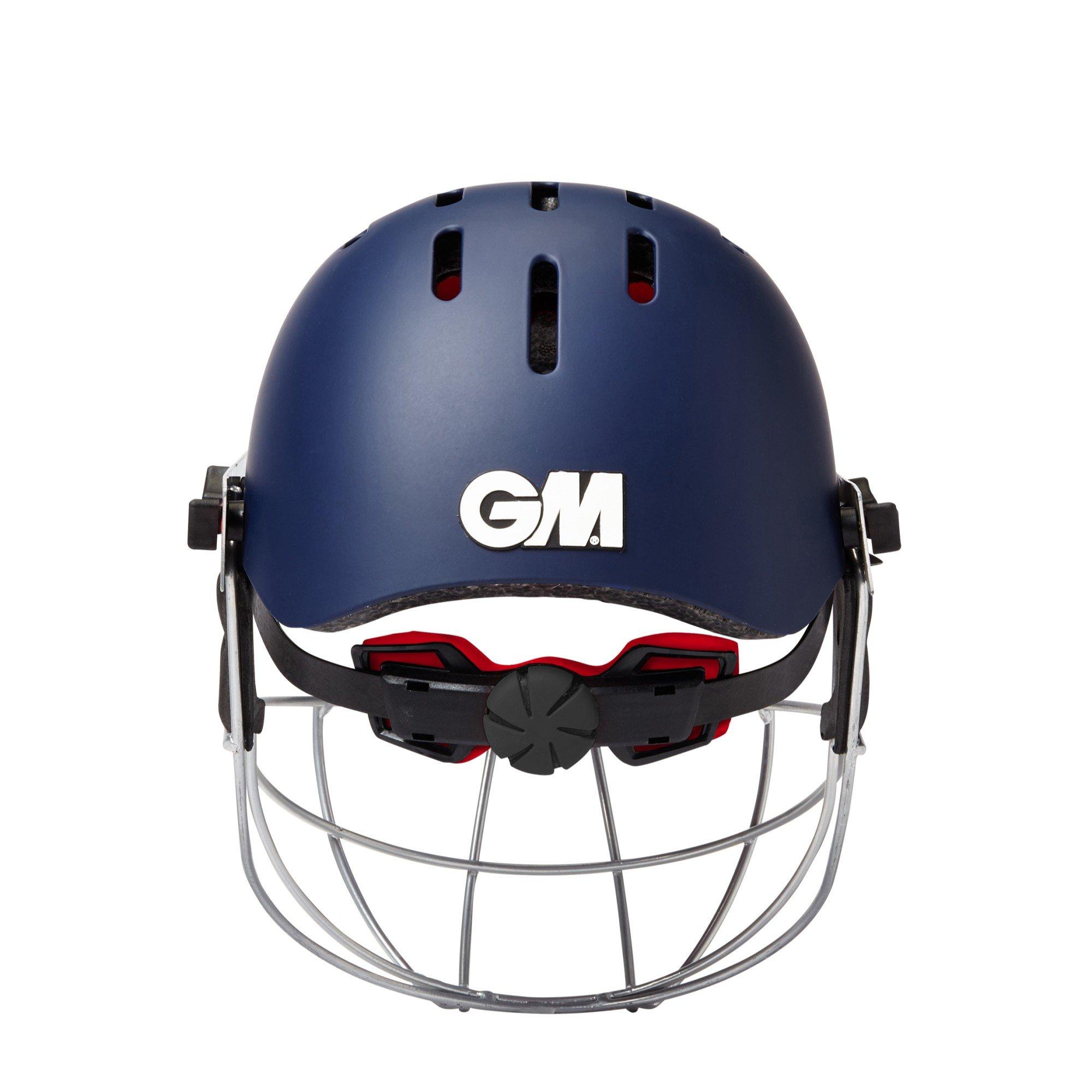 Blue - Gunn And Moore - Cricket Helmet - 3