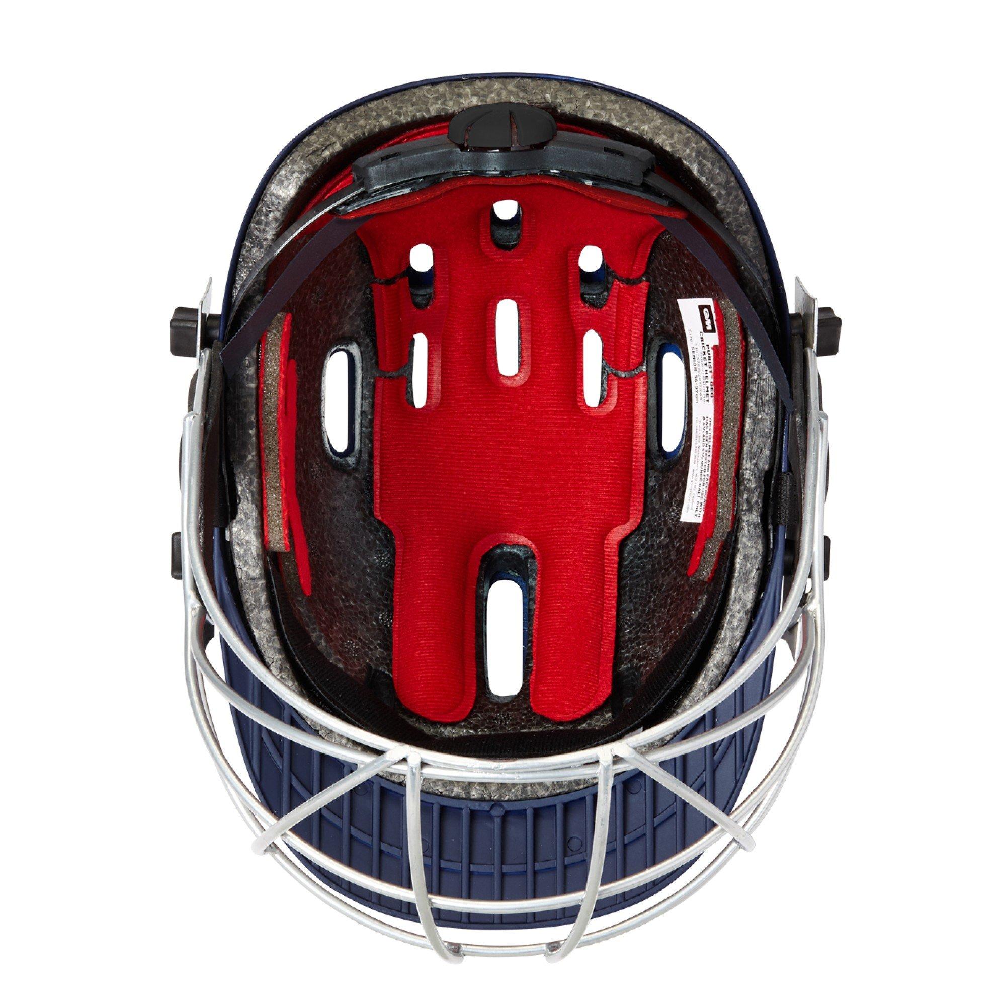 Blue - Gunn And Moore - Cricket Helmet - 3