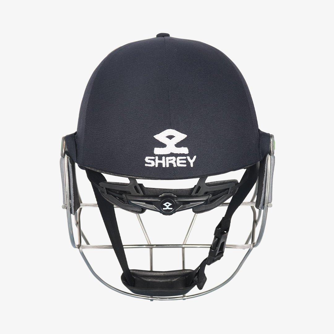 Navy - Shrey - Koroyd Stainless Steel Cricket Helmet Sn00 - 3