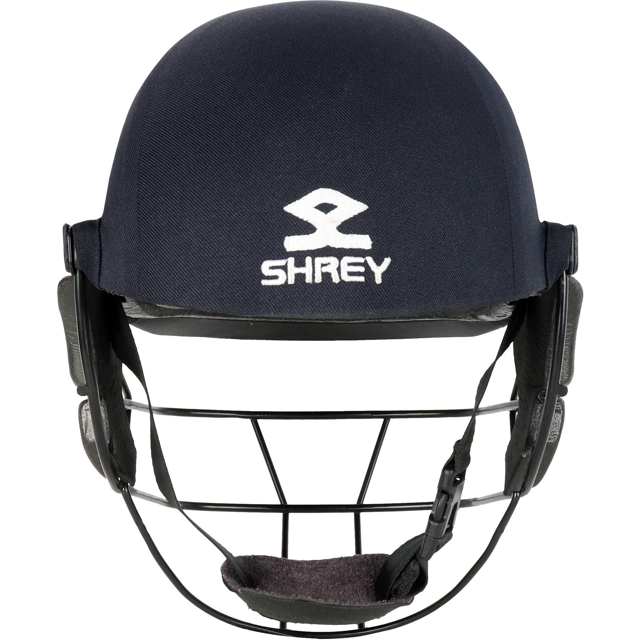 Navy - Shrey - Armor 2.0 Steel Junior Cricket Helmet Jn00 - 3