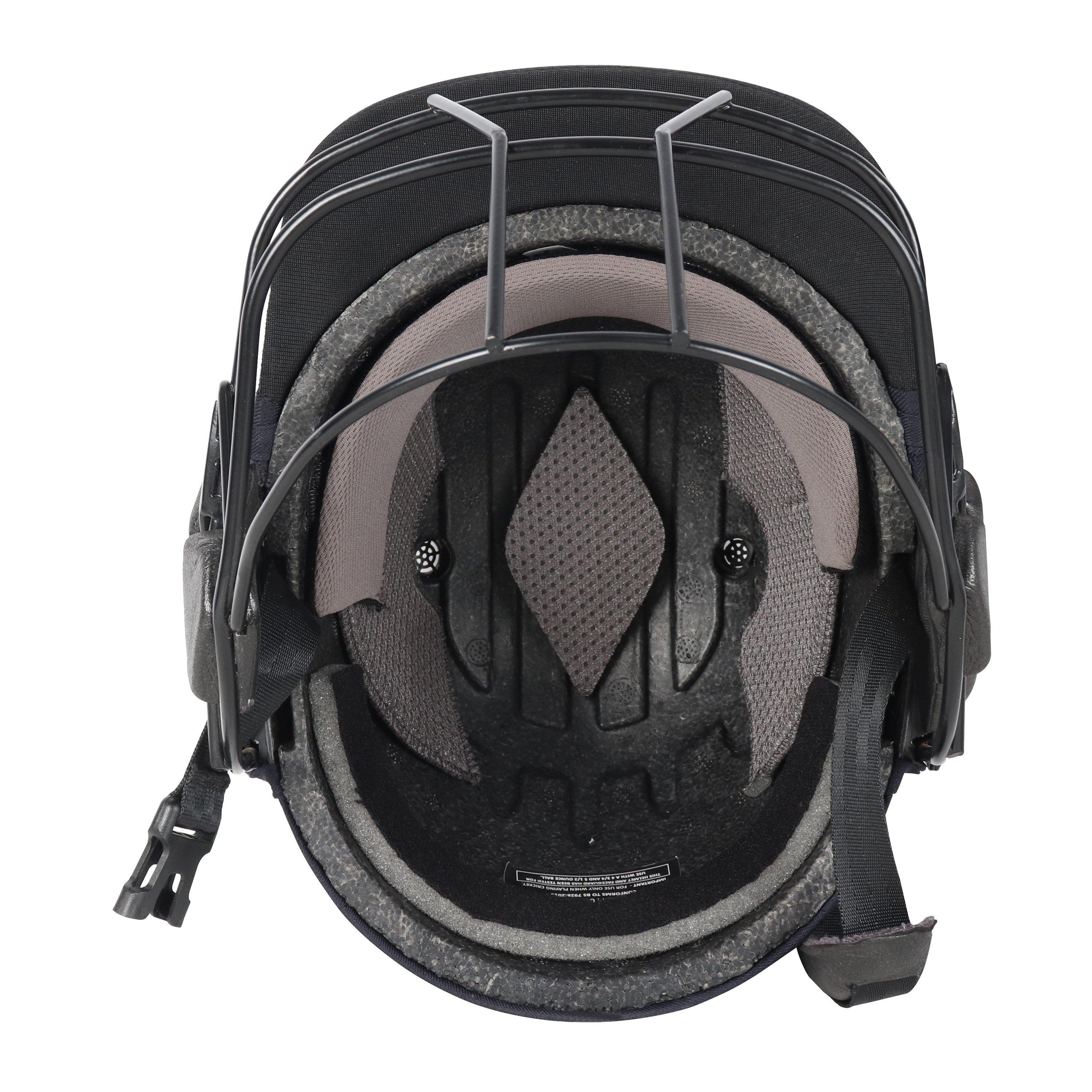Navy - Shrey - Armor 2.0 Steel Junior Cricket Helmet Jn00 - 4