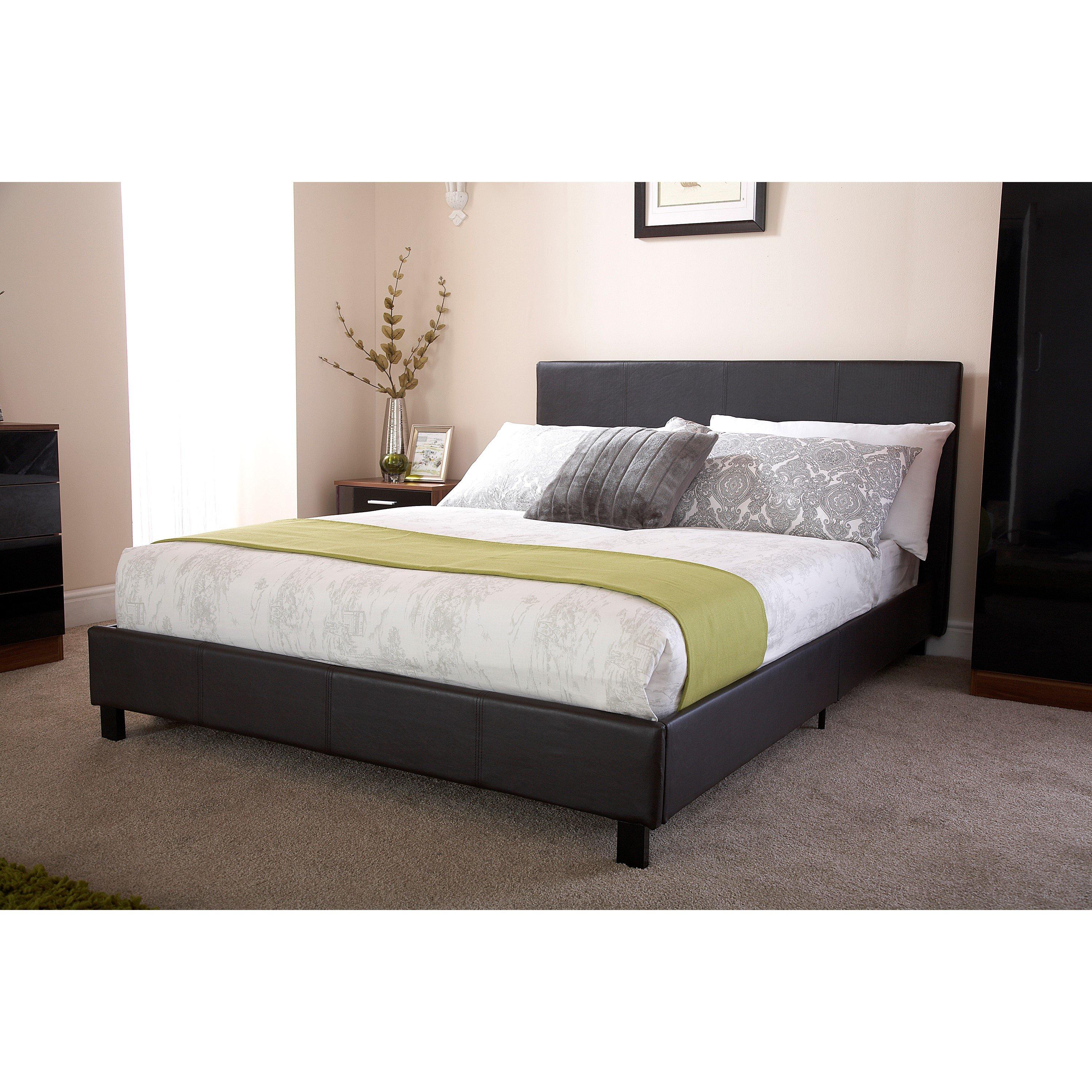 Black - GFW - Bed In A Box 135cm with Mattress - 1
