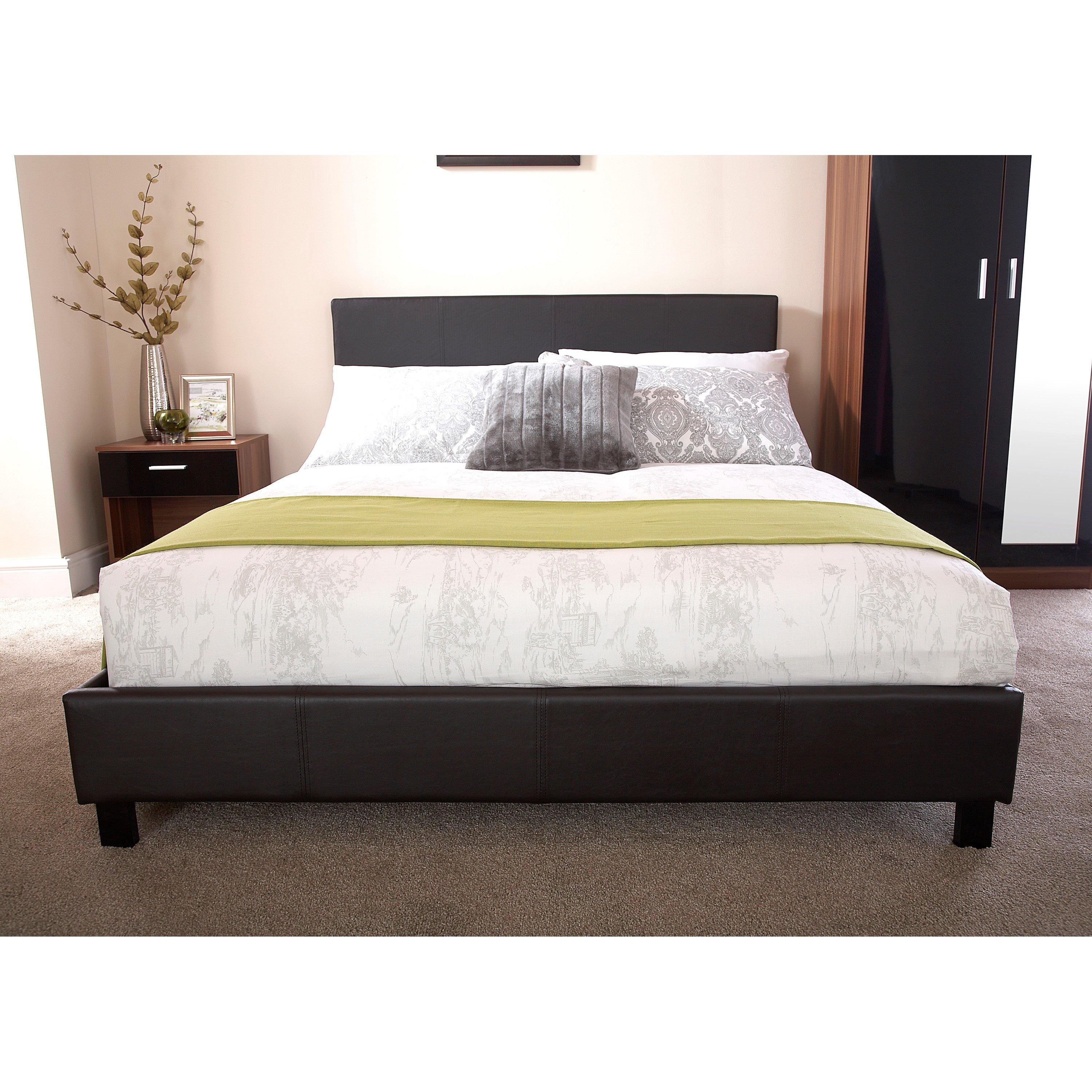 Black - GFW - Bed In A Box 135cm with Mattress - 3