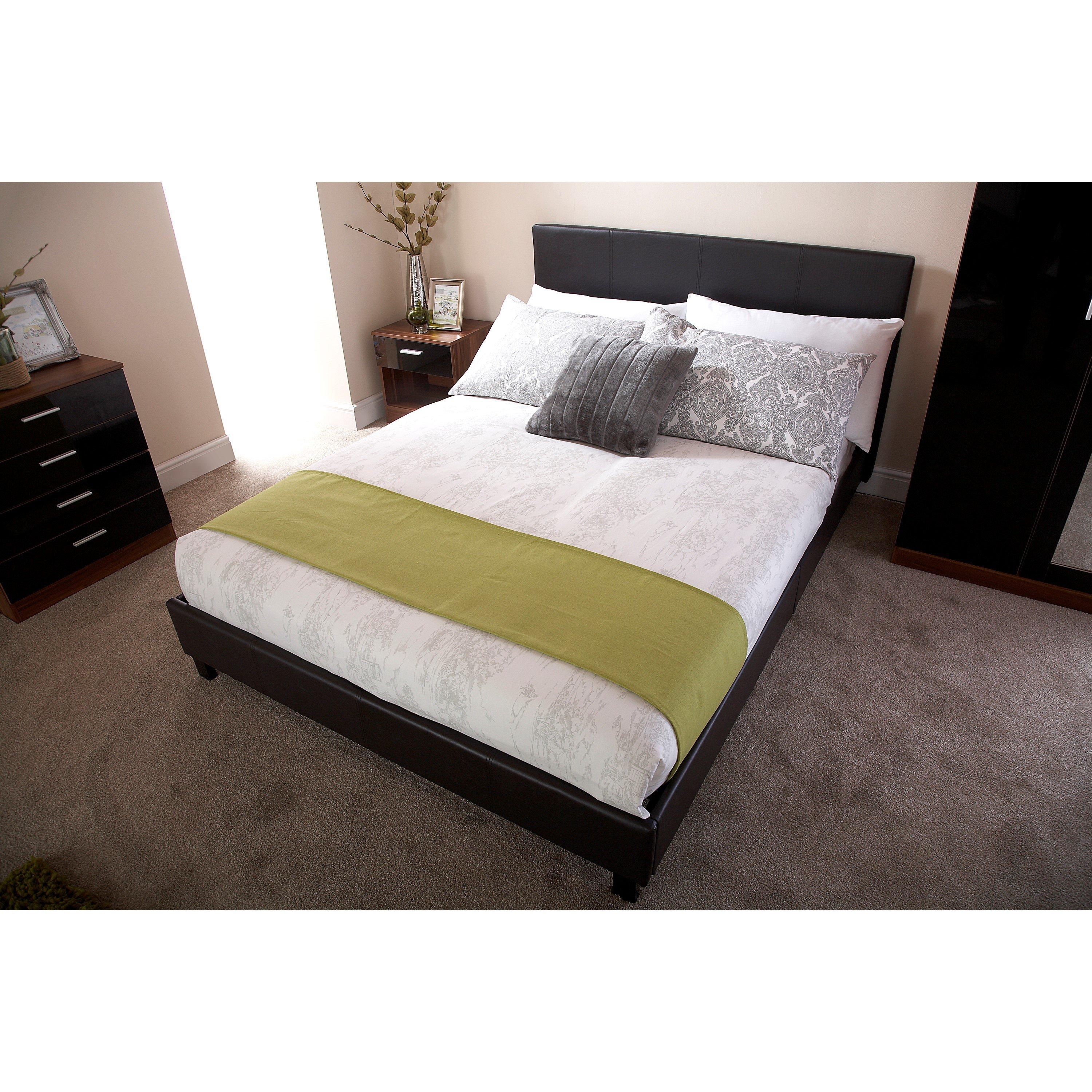 Black - GFW - Bed In A Box 135cm with Mattress - 4