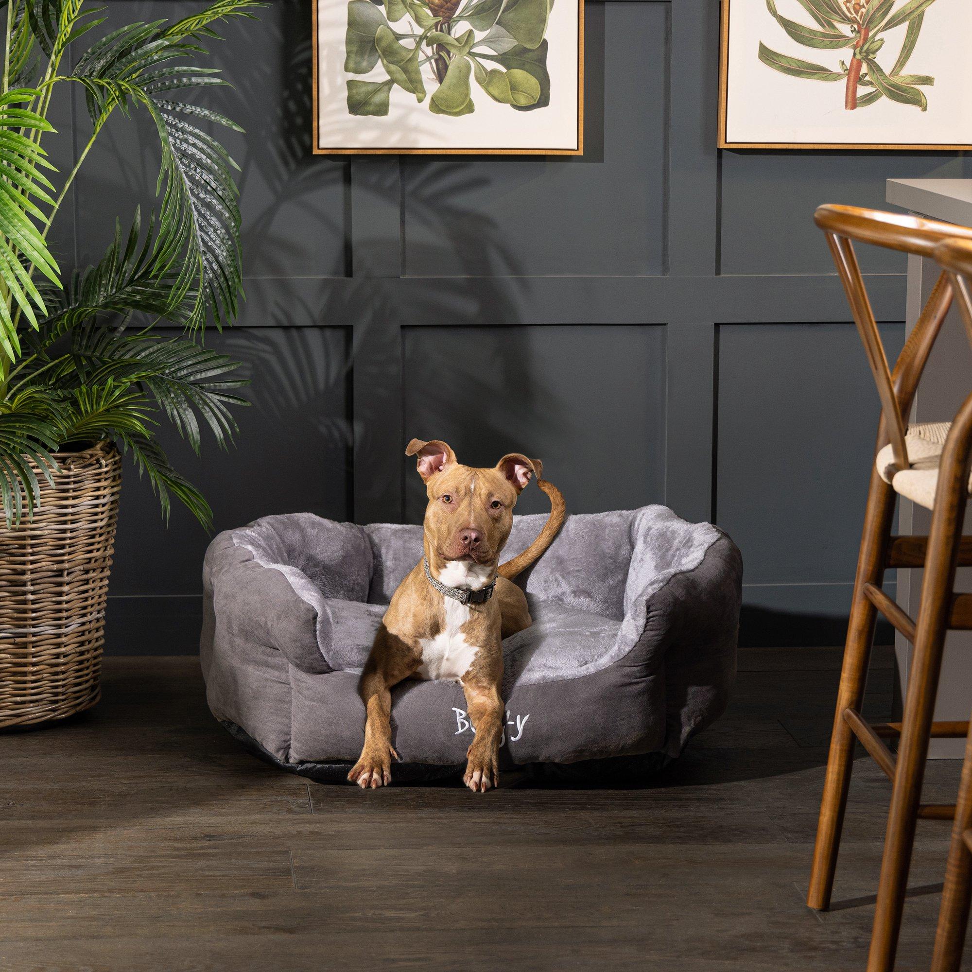 Grey - Bunty - Bunty Polar Dog Bed - Grey - 1