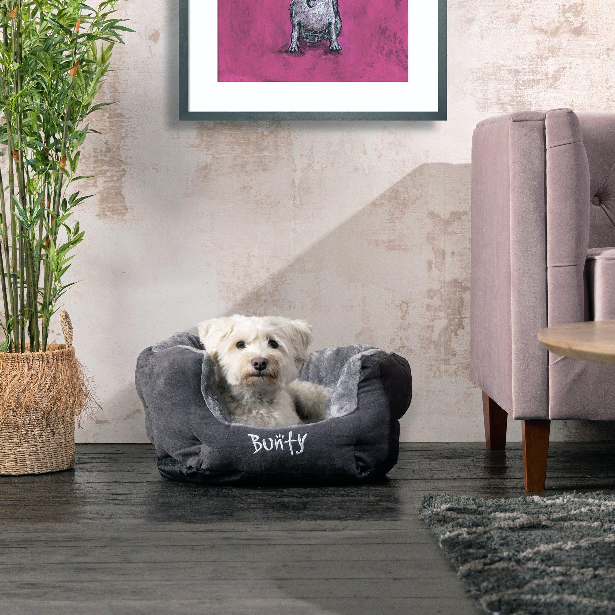 Grey - Bunty - Bunty Polar Dog Bed - Grey - 2