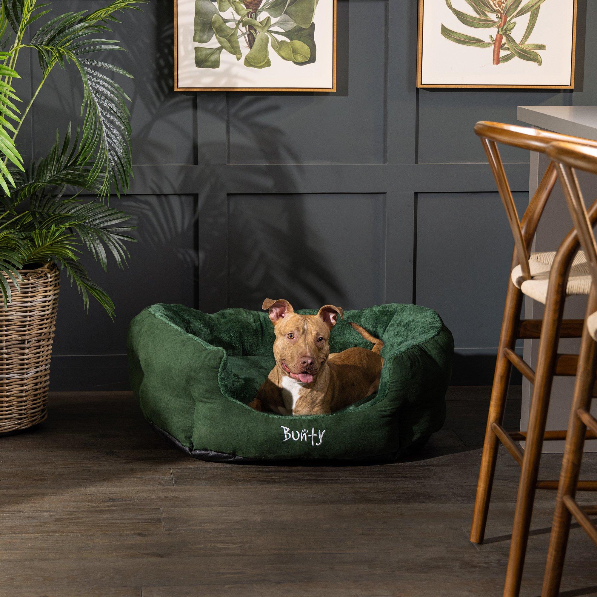 Green - Bunty - Bunty Polar Dog Bed - Green - 1