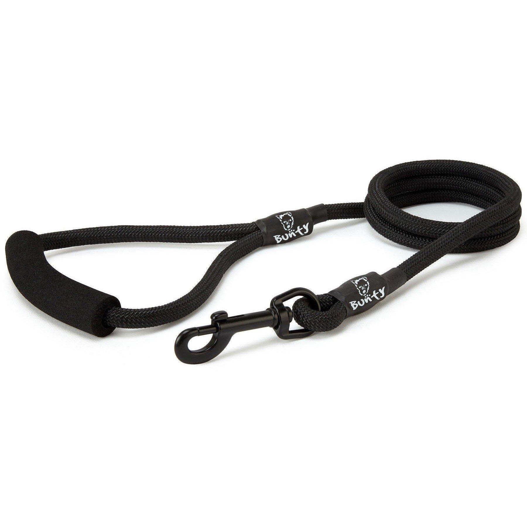 Black - Bunty - Bunty Dog Pet Rope Lead - Black
