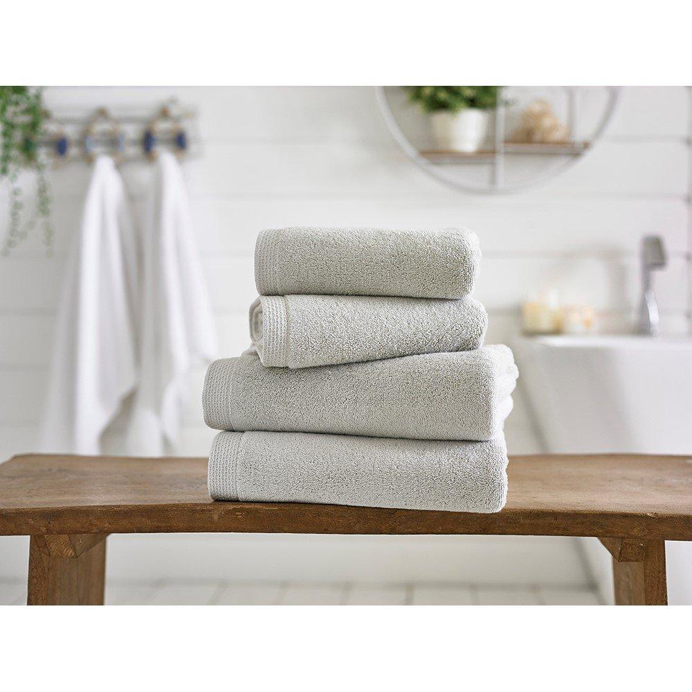 The Lyndon Company  Egyptian Spa 700Gsm Cotton Towel - Silver - Hand Towel