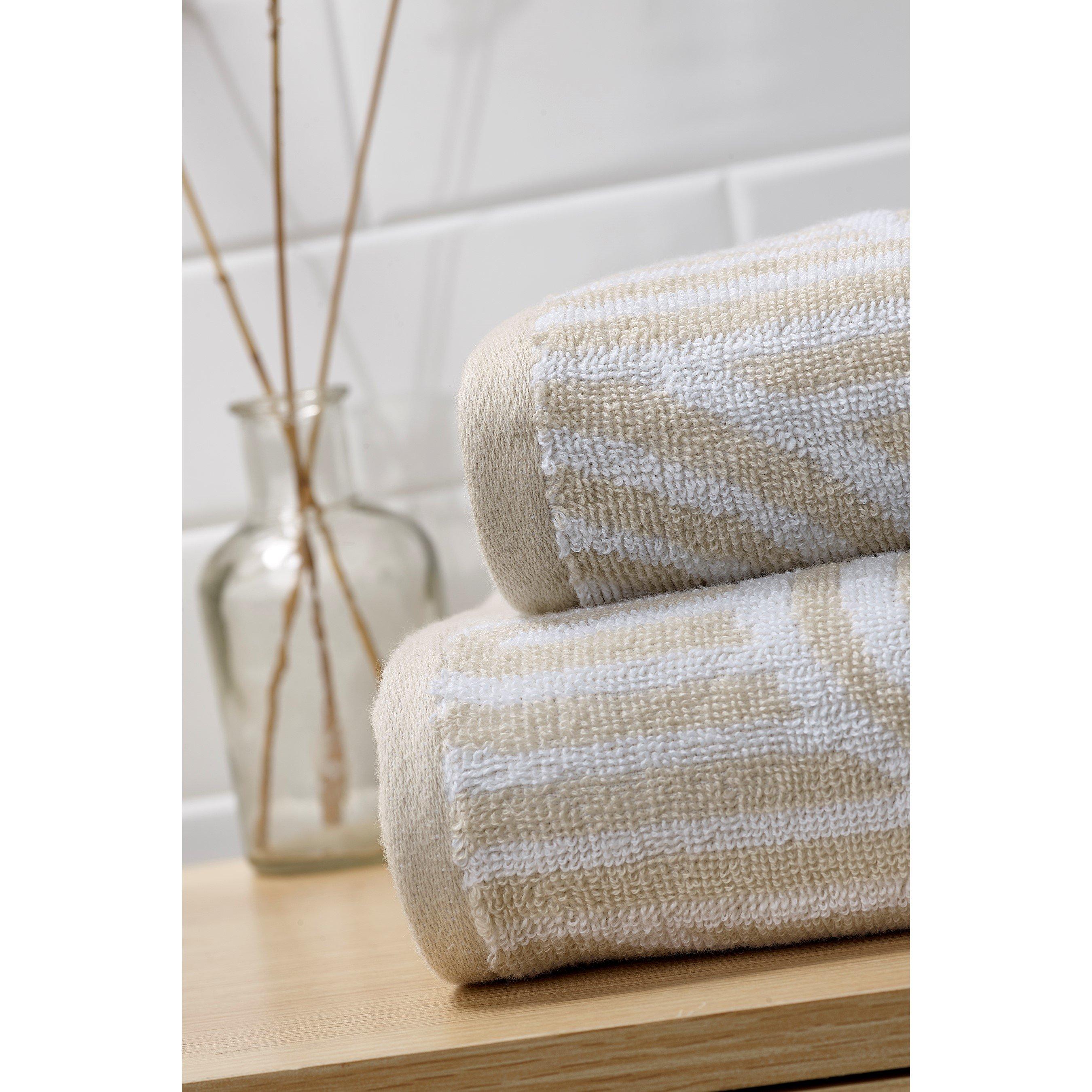 Natural - Homelife - Abstract Arches Bath Towel - 5