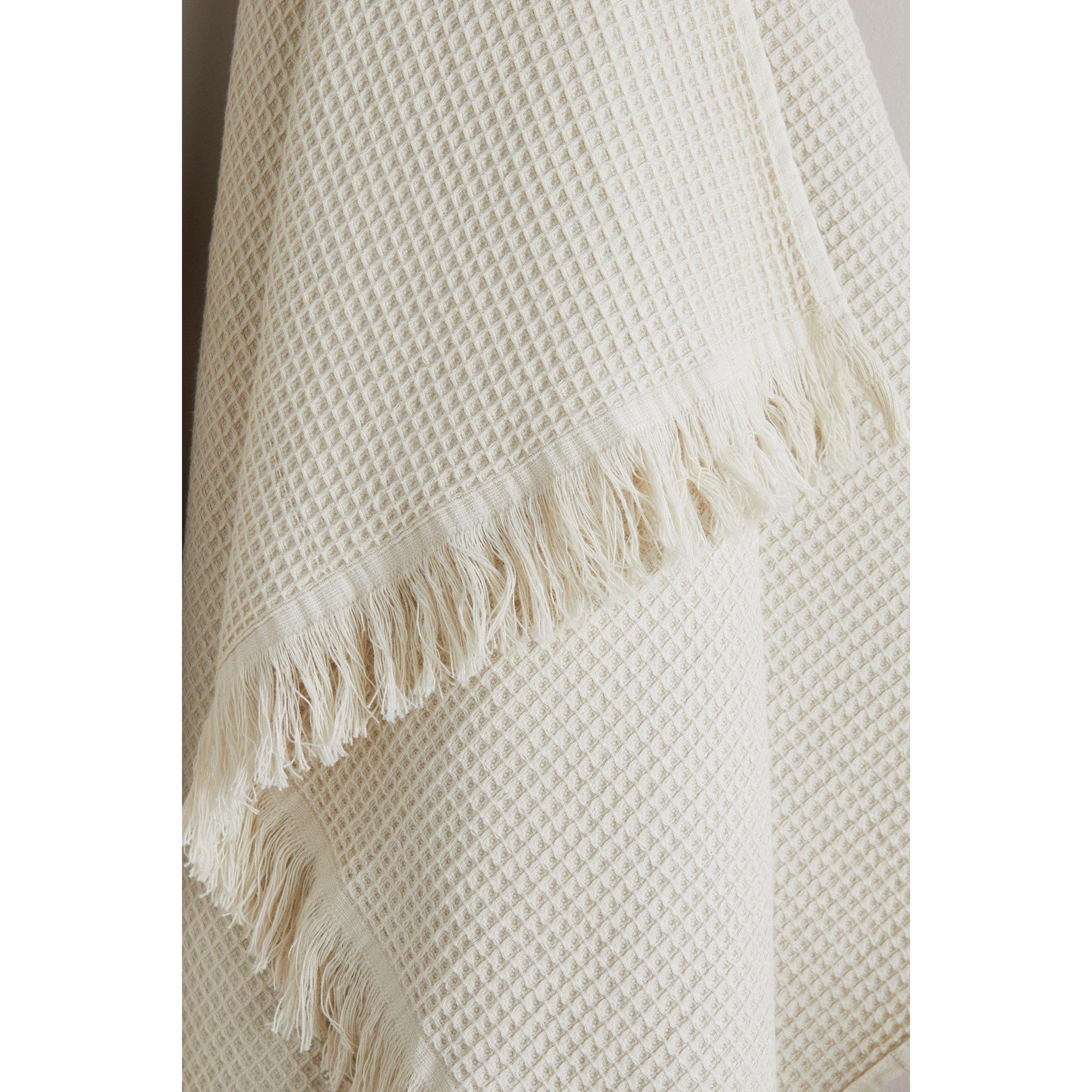 Natural - Homelife - Set of 2 Waffle Hand Towels - 2