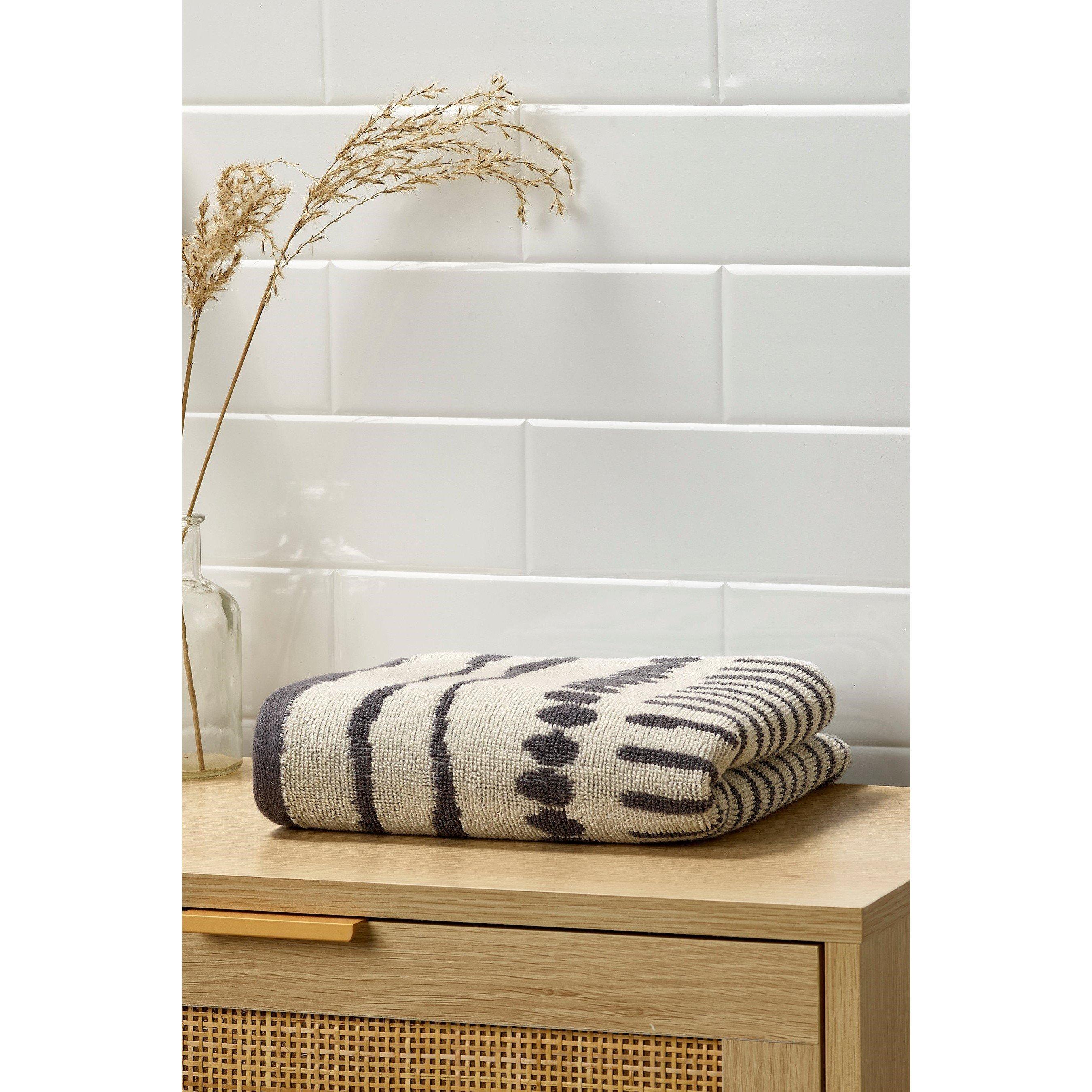Monochrome - Homelife - Tanza Tribal Towel - 2