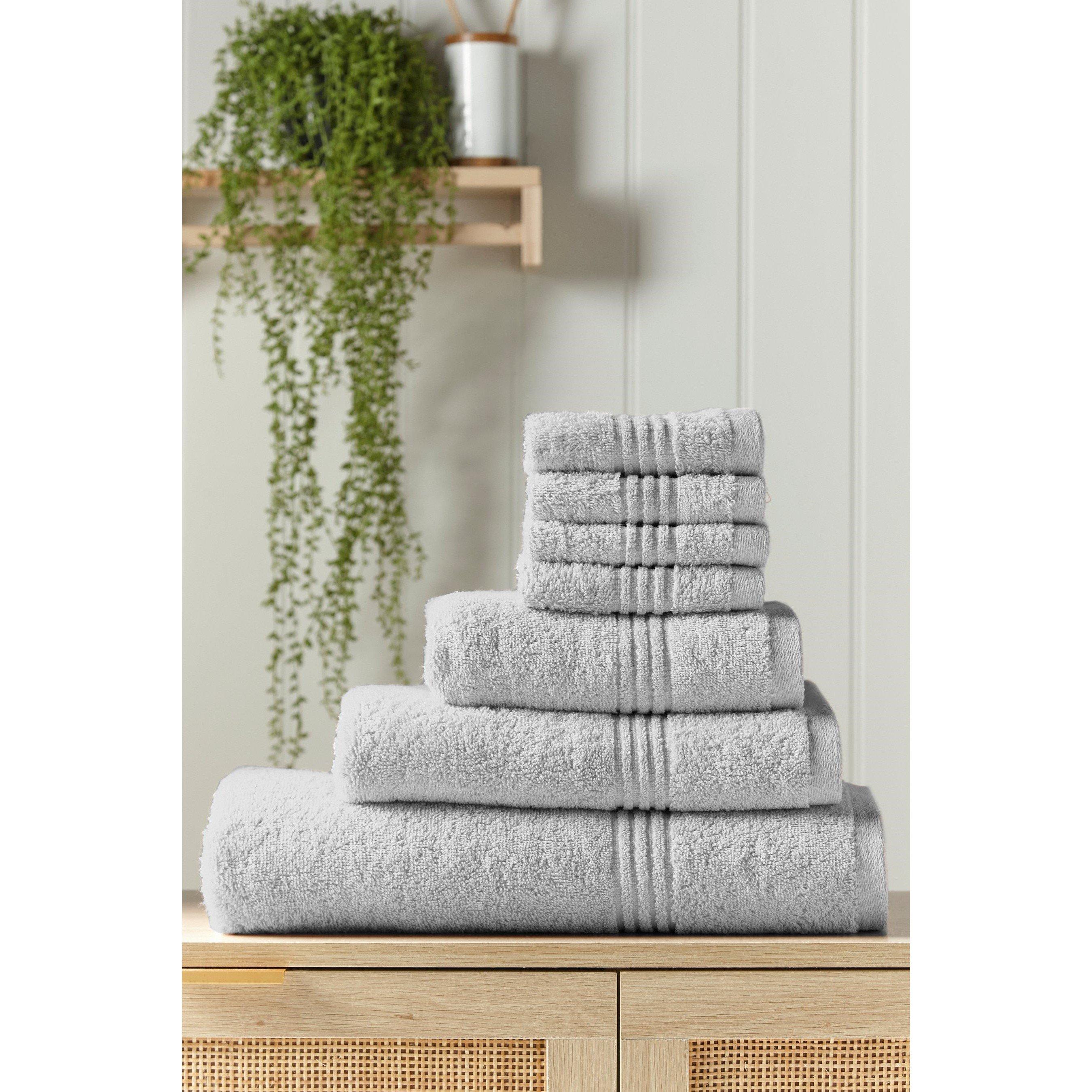 Silver - Homelife - Egyptian Cotton Towels - 1