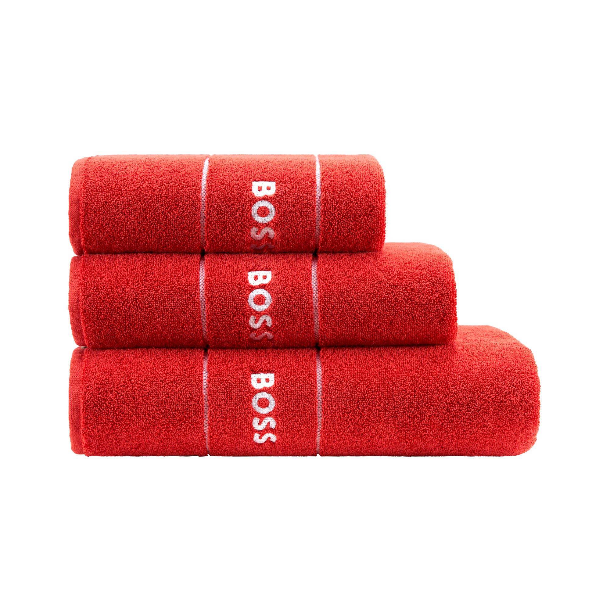 Red - Boss Home - Plain Bath Towel - 1