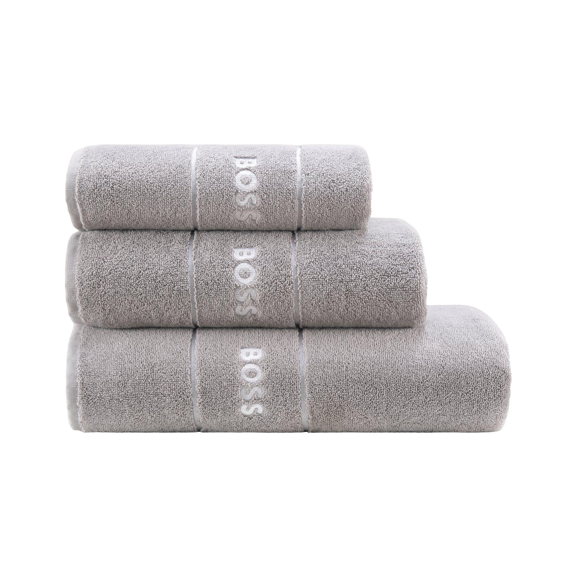 Boss Serviette De Bain Plain Everglade 600g/m² - Ultra Douce Et Absorbante