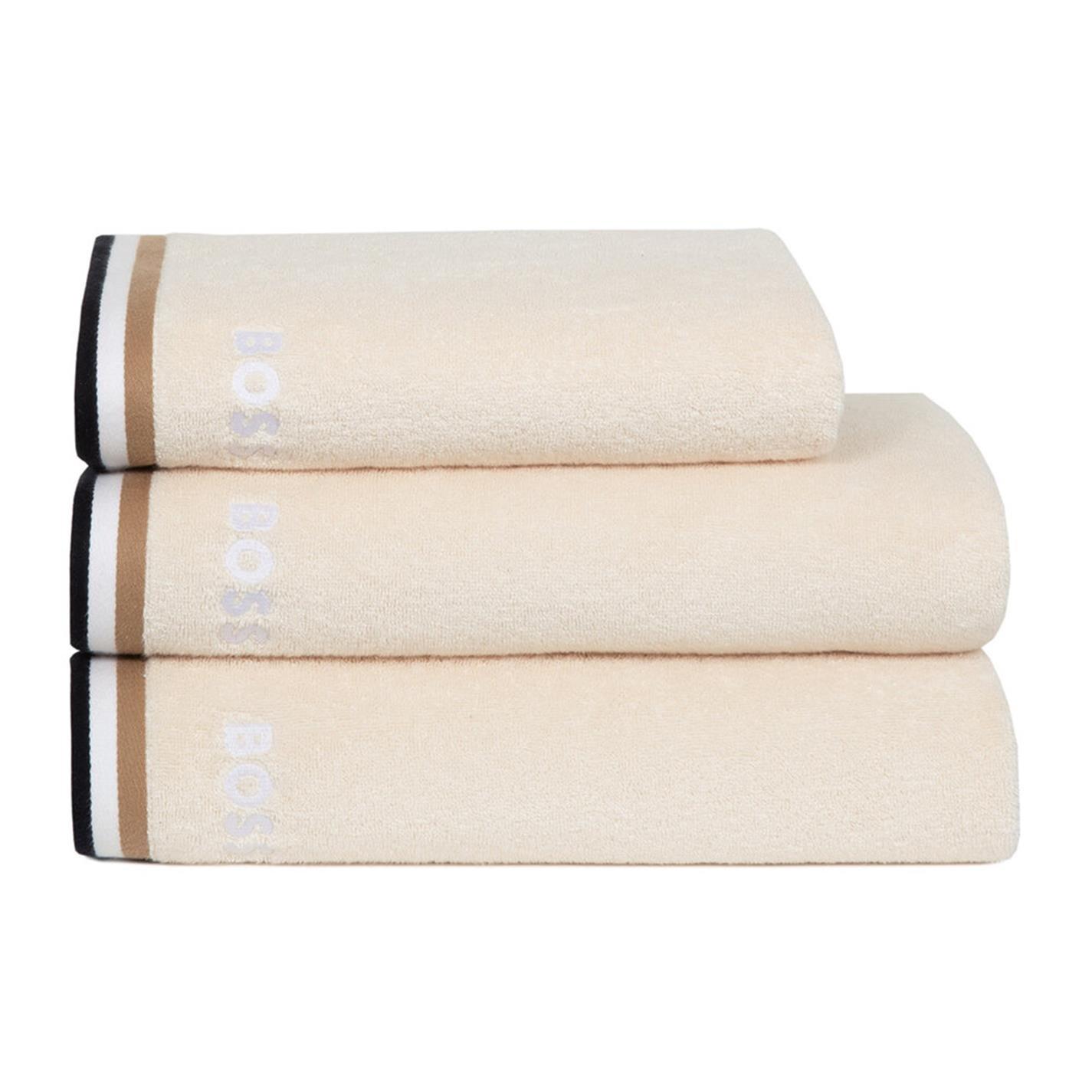 Beige - Boss Home - Boss Iconic Stripe Organic Cotton - Beige - 4
