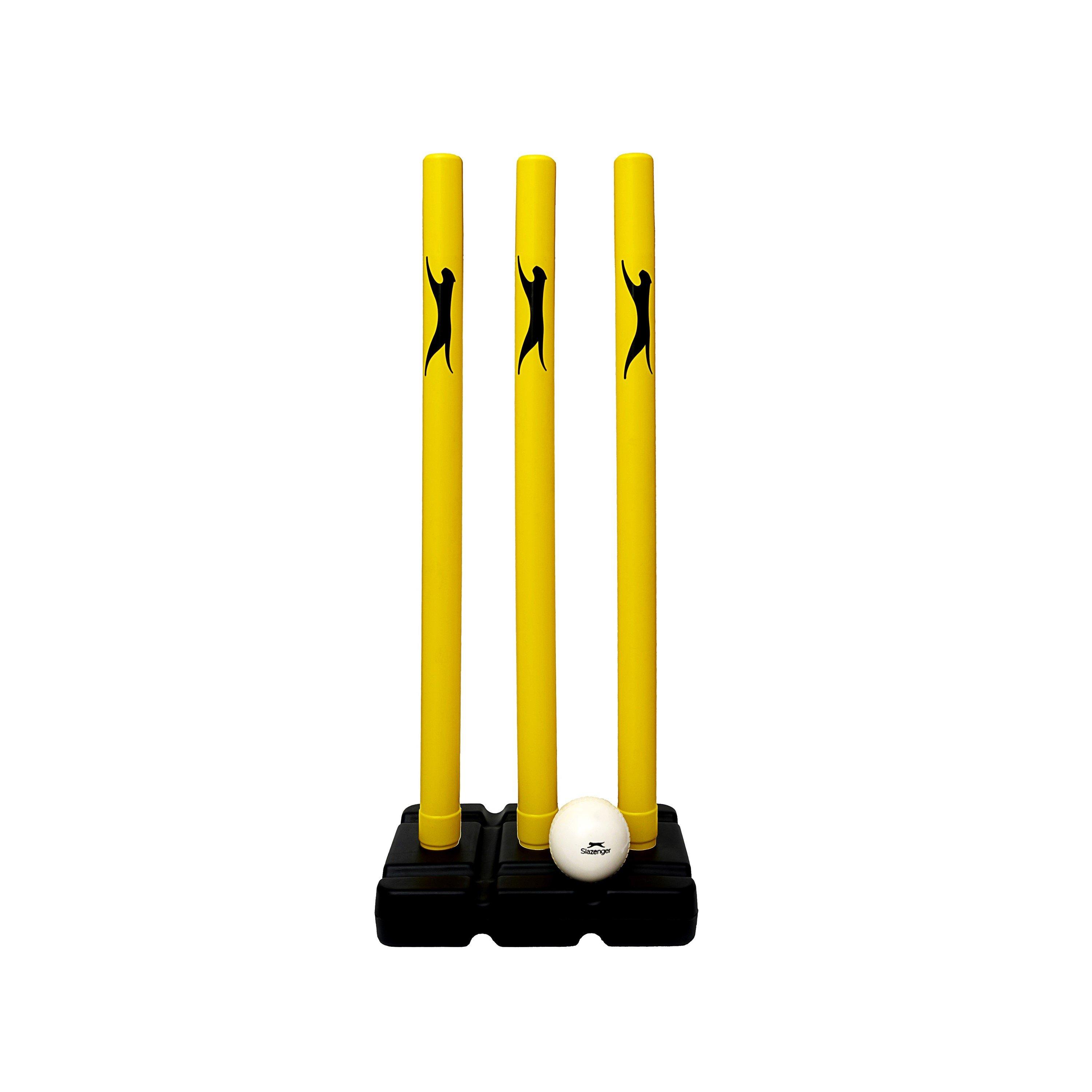 Black/Yellow - Slazenger - VS Plastic Cricket Set - 5