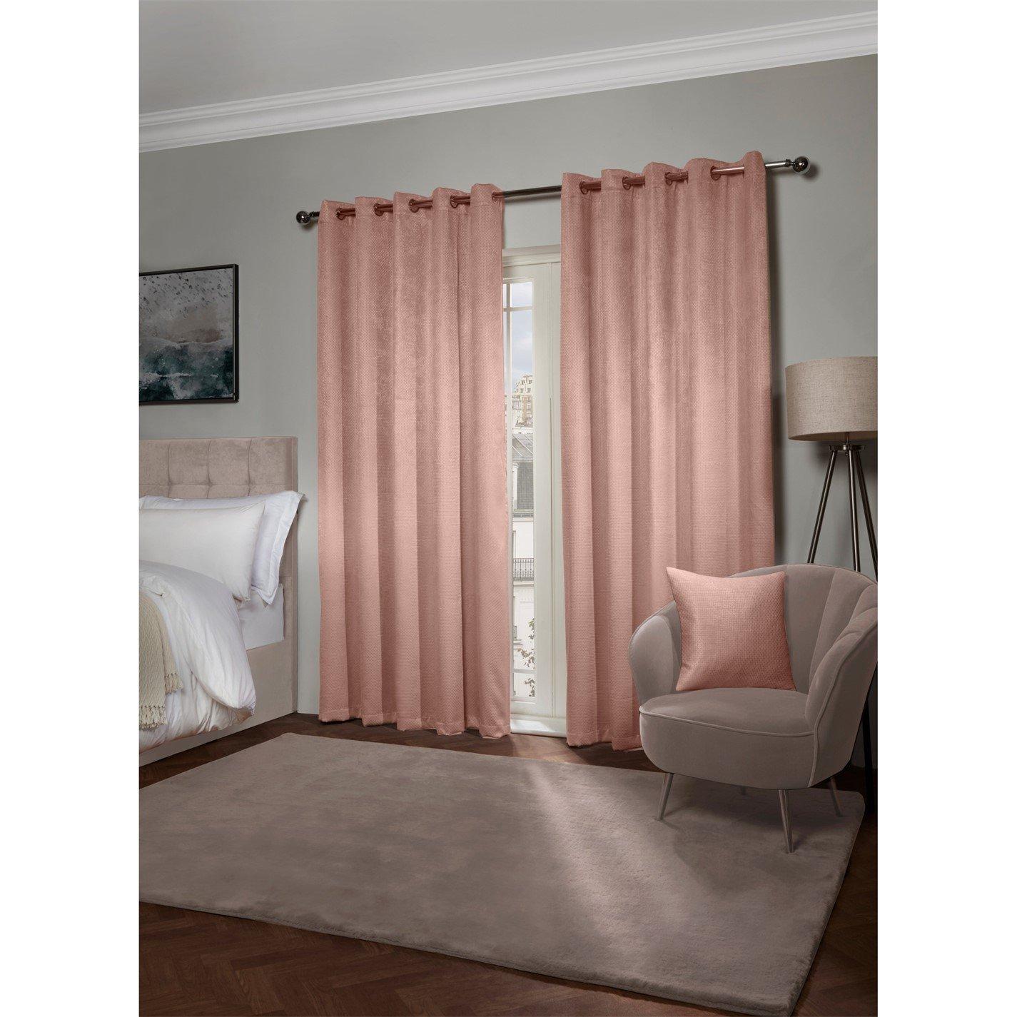Blush - Emma Barclay - Ambiance - Thermal Blackout Eyelet Curtains - 2