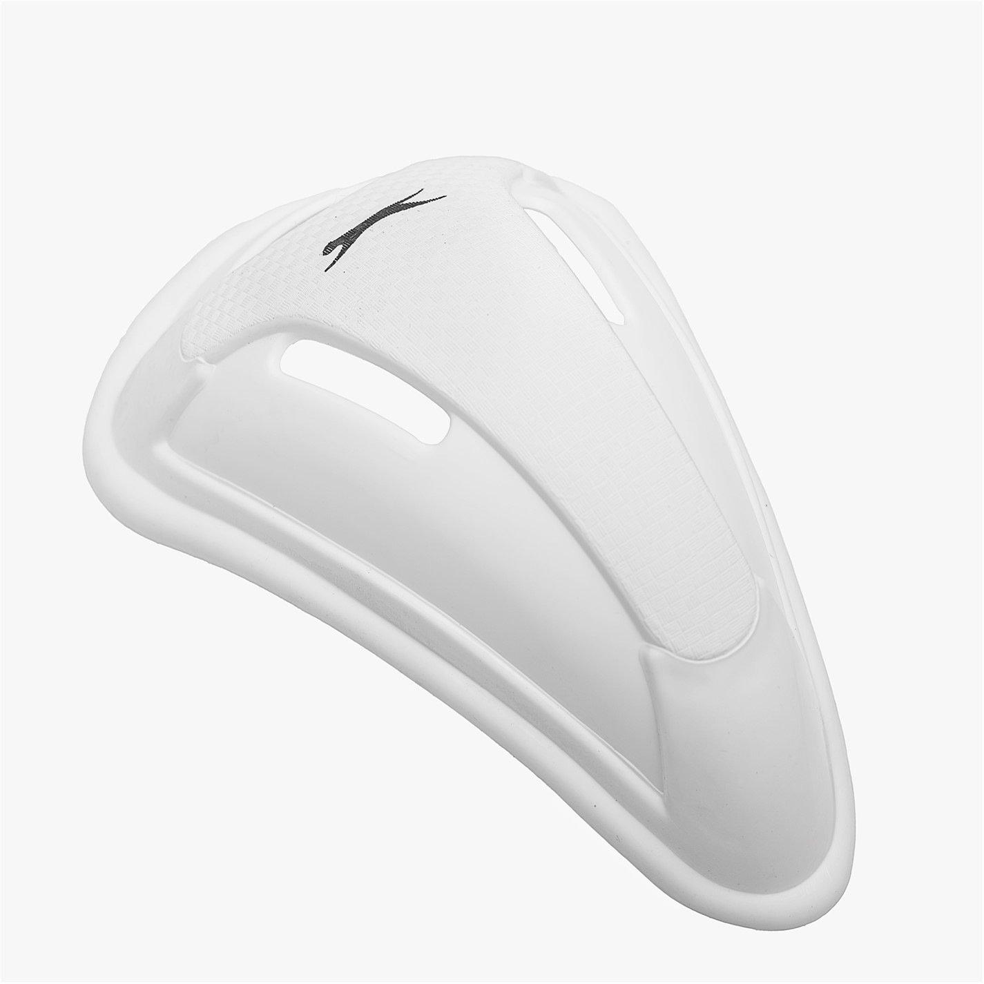 White - Slazenger - Pro Cricket Abdo Guard - 5