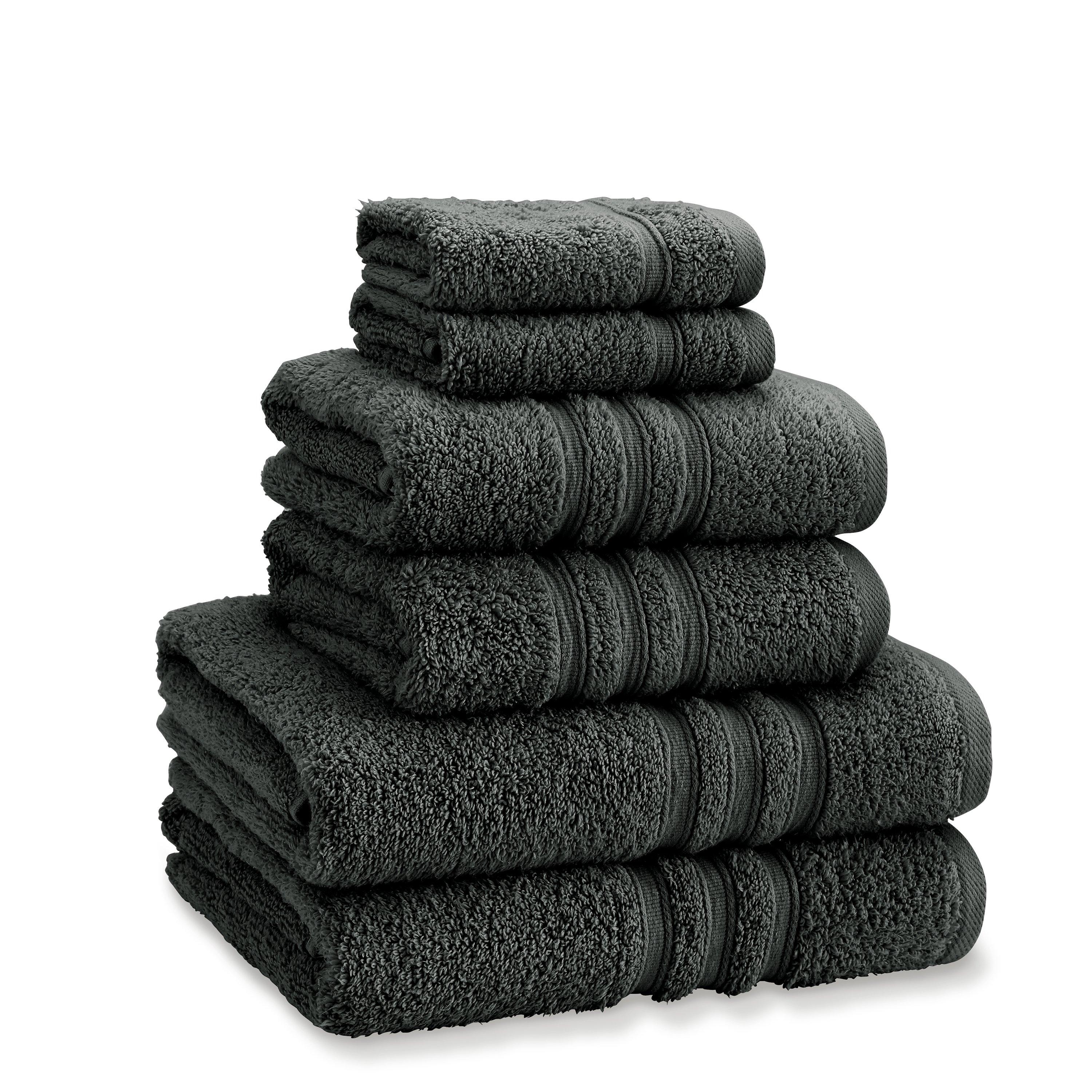 Houtskool - Biba - 450gsm Cotton Quick Drying Towel Bale - 1