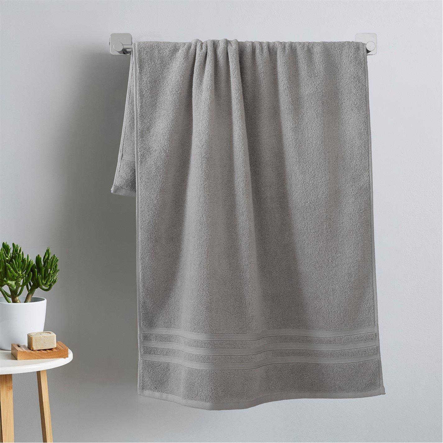 Argent - Biba - 450gsm Cotton Zero Twist Quick Dry Towel - 5