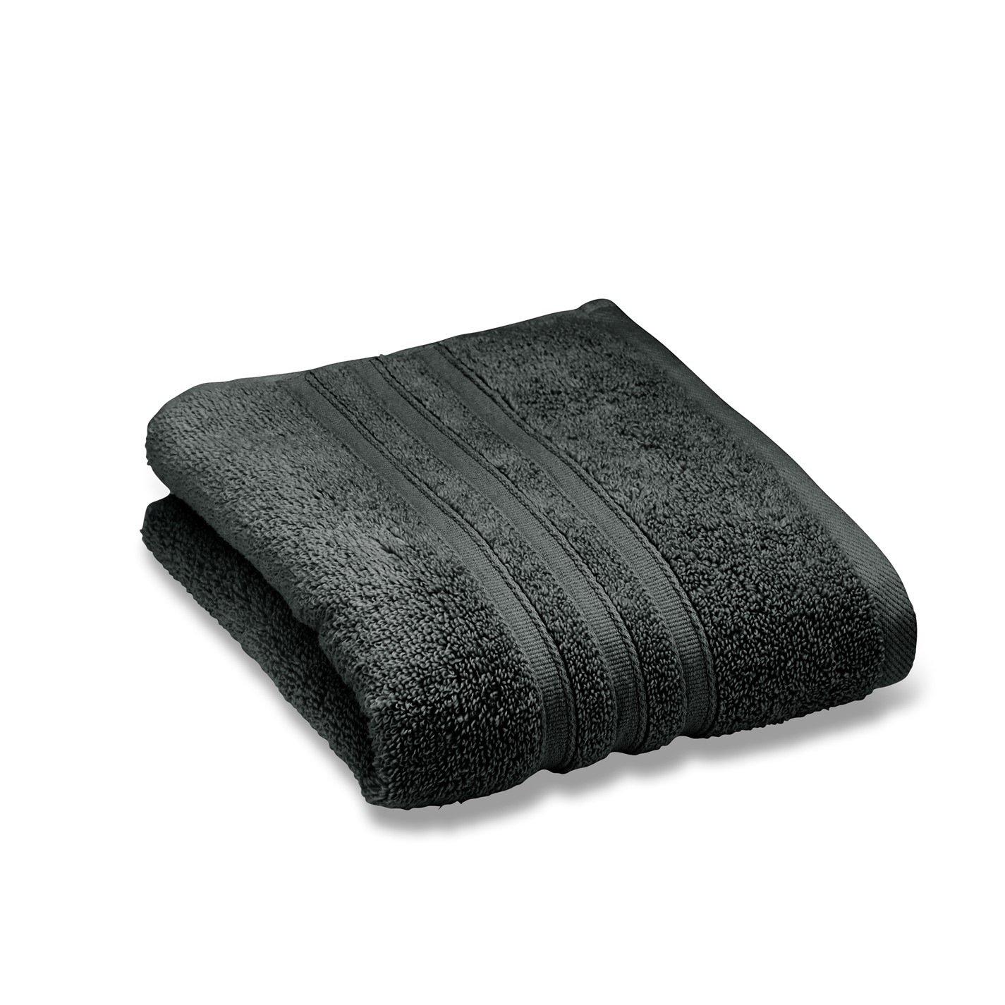 Charcoal - Biba - 450gsm Cotton Zero Twist Quick Dry Towel - 2
