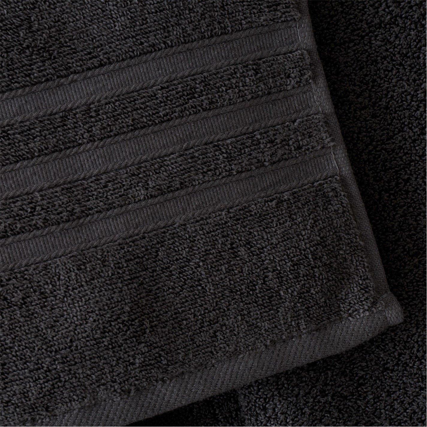 Charcoal - Biba - 450gsm Cotton Zero Twist Quick Dry Towel - 3