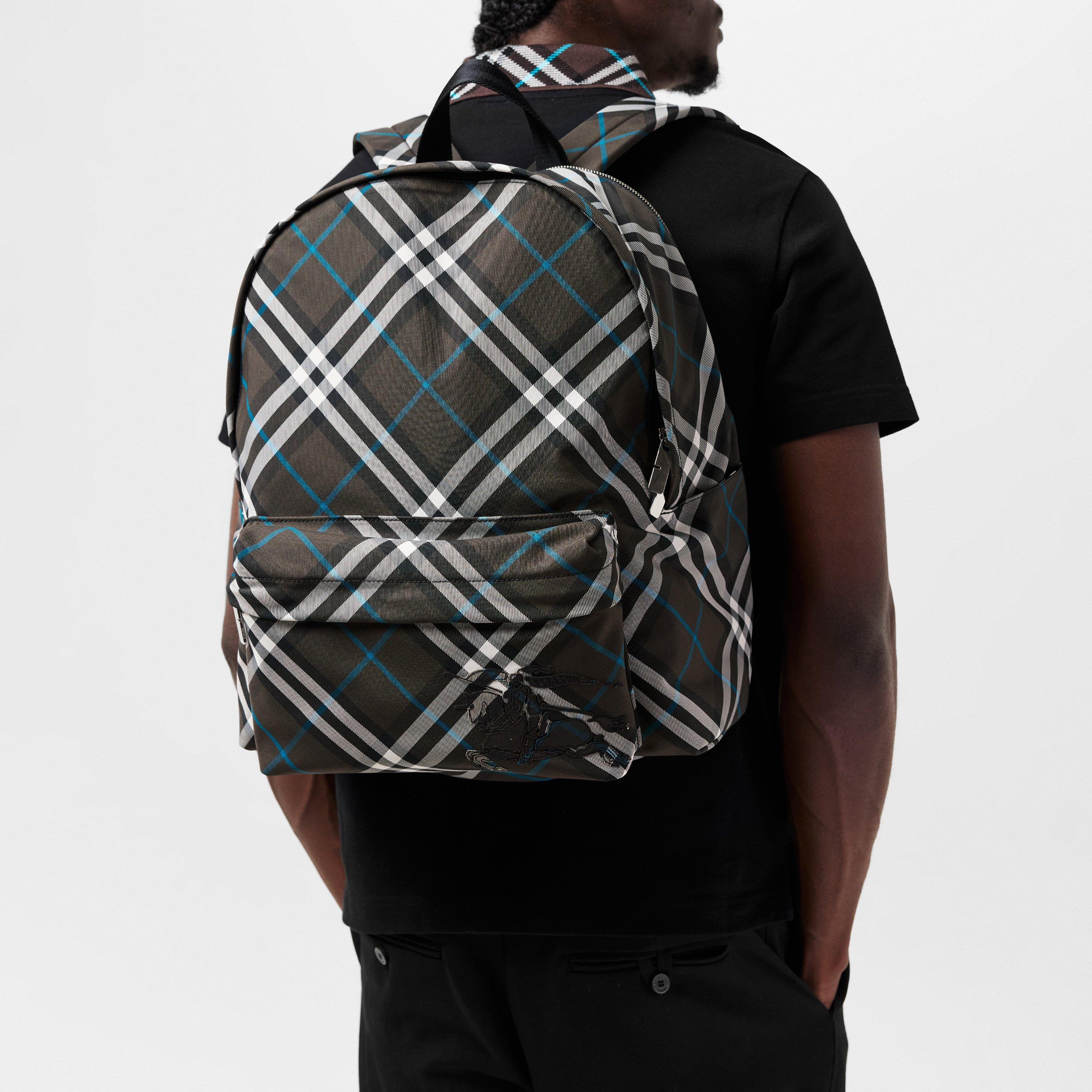 Snug - Burberry - Men's Check Organised Backpack - 2
