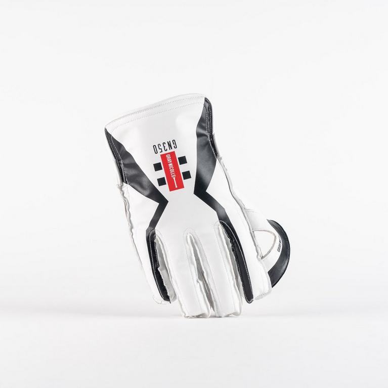 Blanc/Noir - Gray Nicolls - Gray-N GN350 Wicket-Keeping Youth Gloves - 1