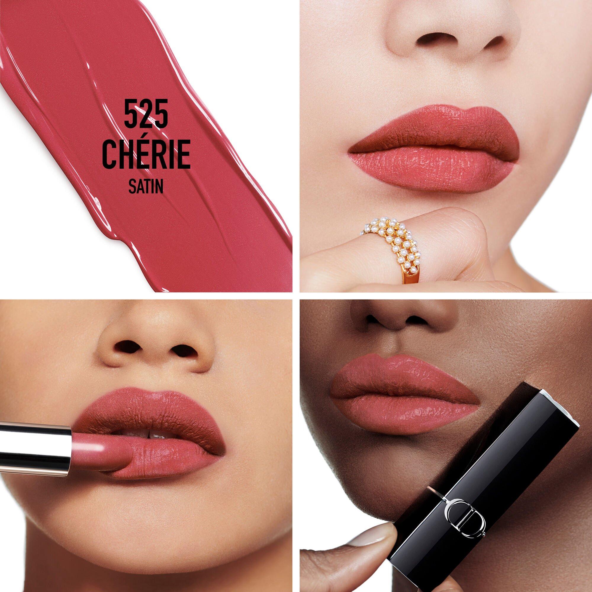 525 Cherie - DIOR - Rouge Dior Couture Colour Lipstick - Satin Finish - 3
