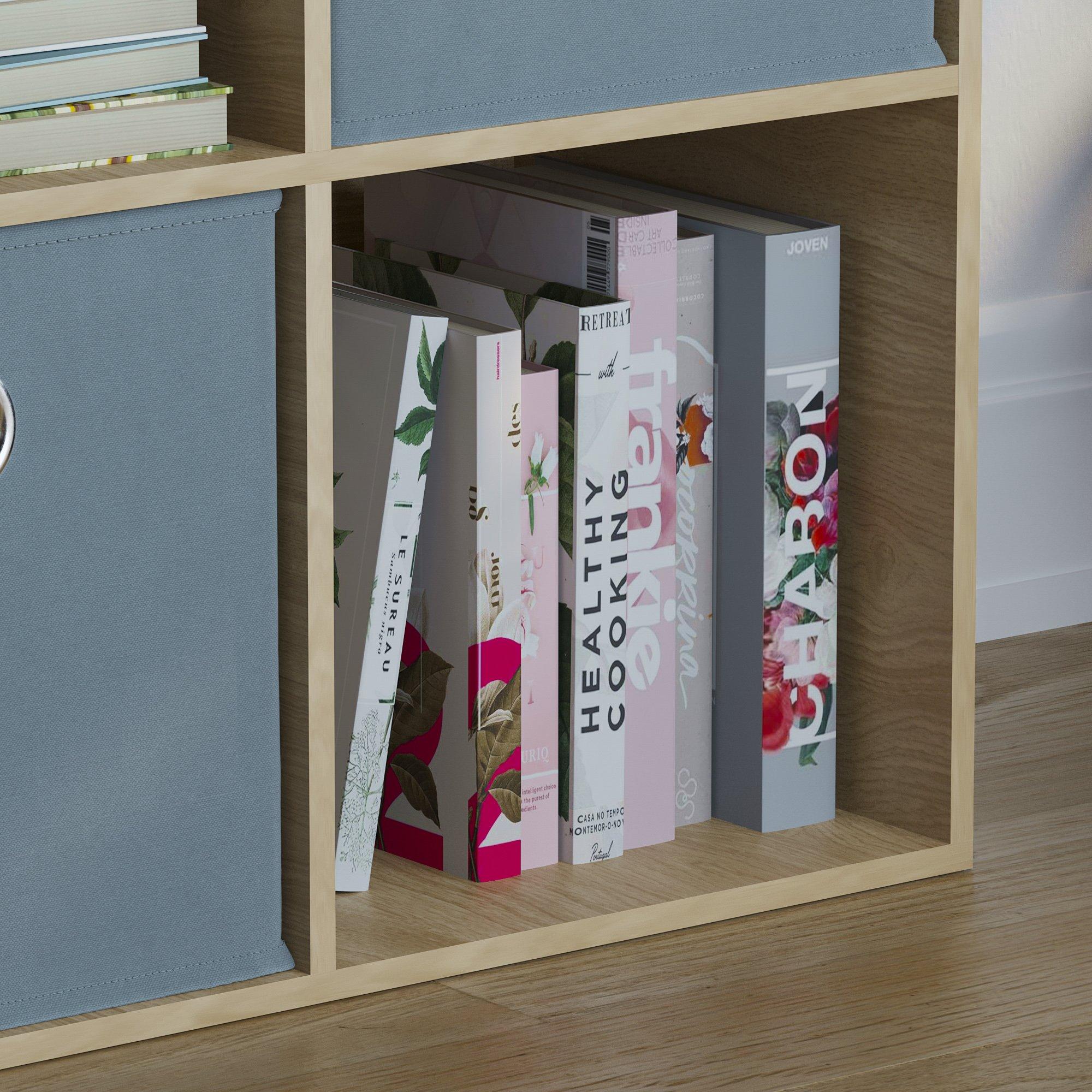 Grey - Lassic - 2x2 Cube Storage Unit (O) + Set of 2 Storage Cubes - 5