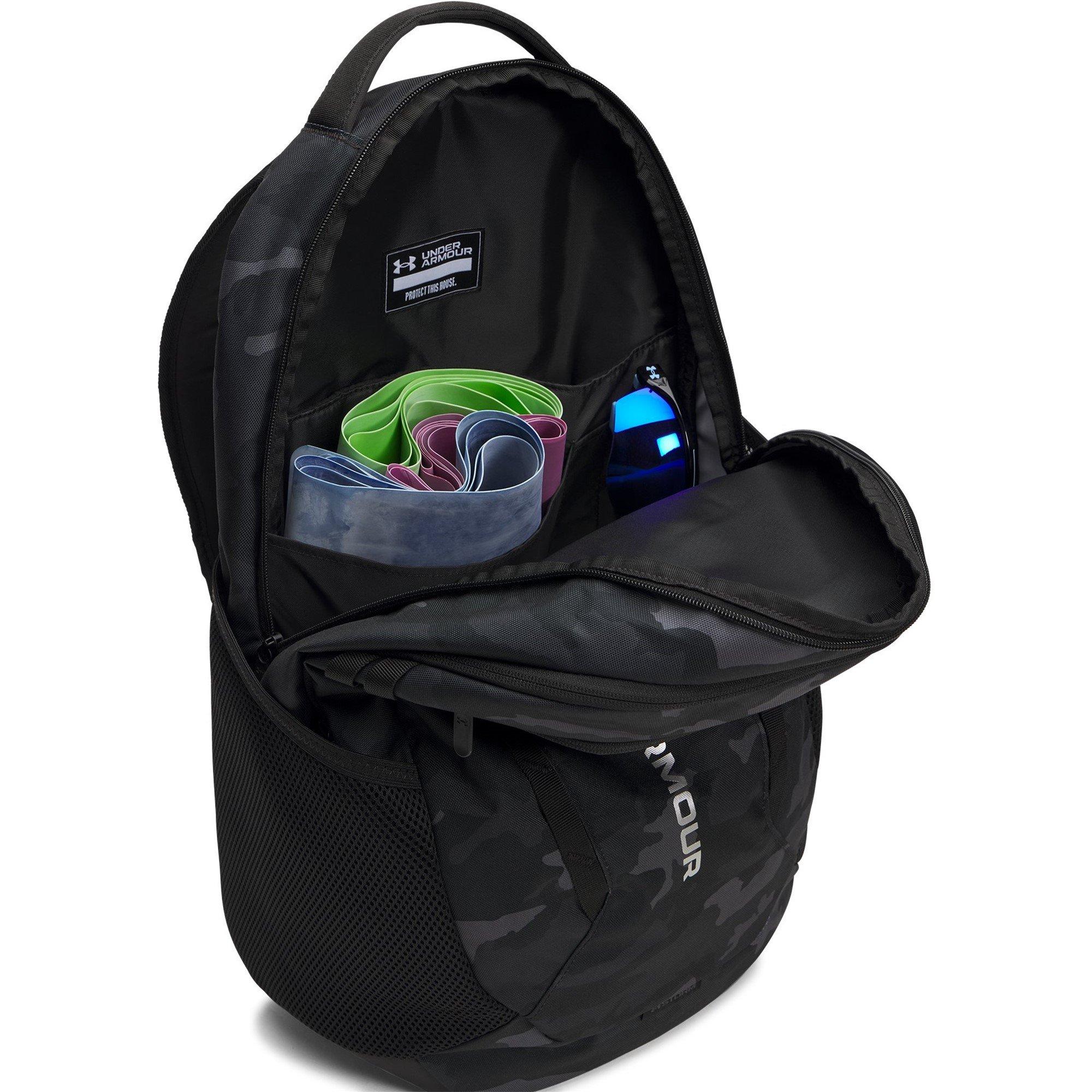 Schwarz/Silber - Under Armour - Adults Hustle.0 Backpack - 4