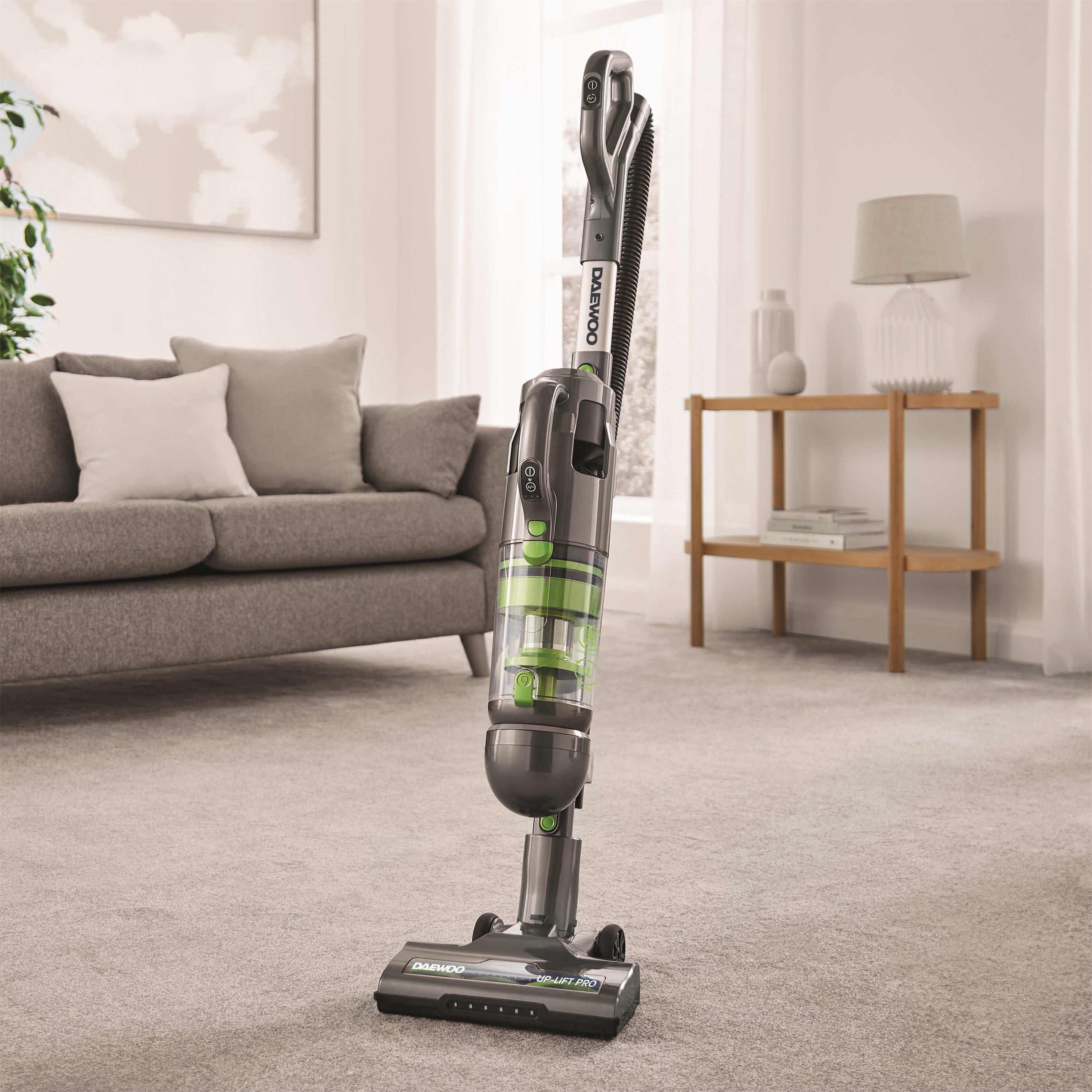 Grey And Green - Daewoo Electricals - Tornado 250W Up-Lift Pro Cordless Upright Vacuum - 2