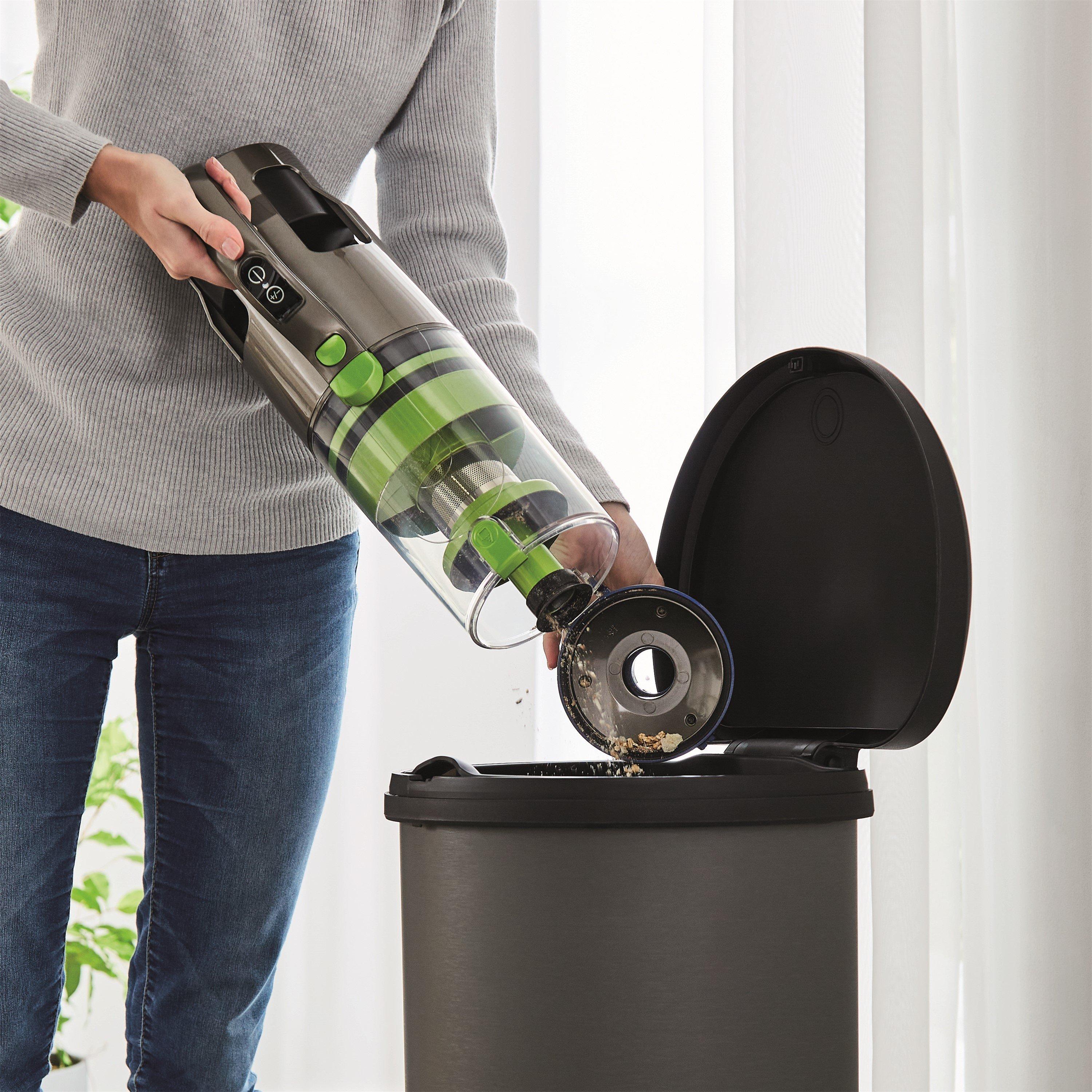 Grey And Green - Daewoo Electricals - Tornado 250W Up-Lift Pro Cordless Upright Vacuum - 7