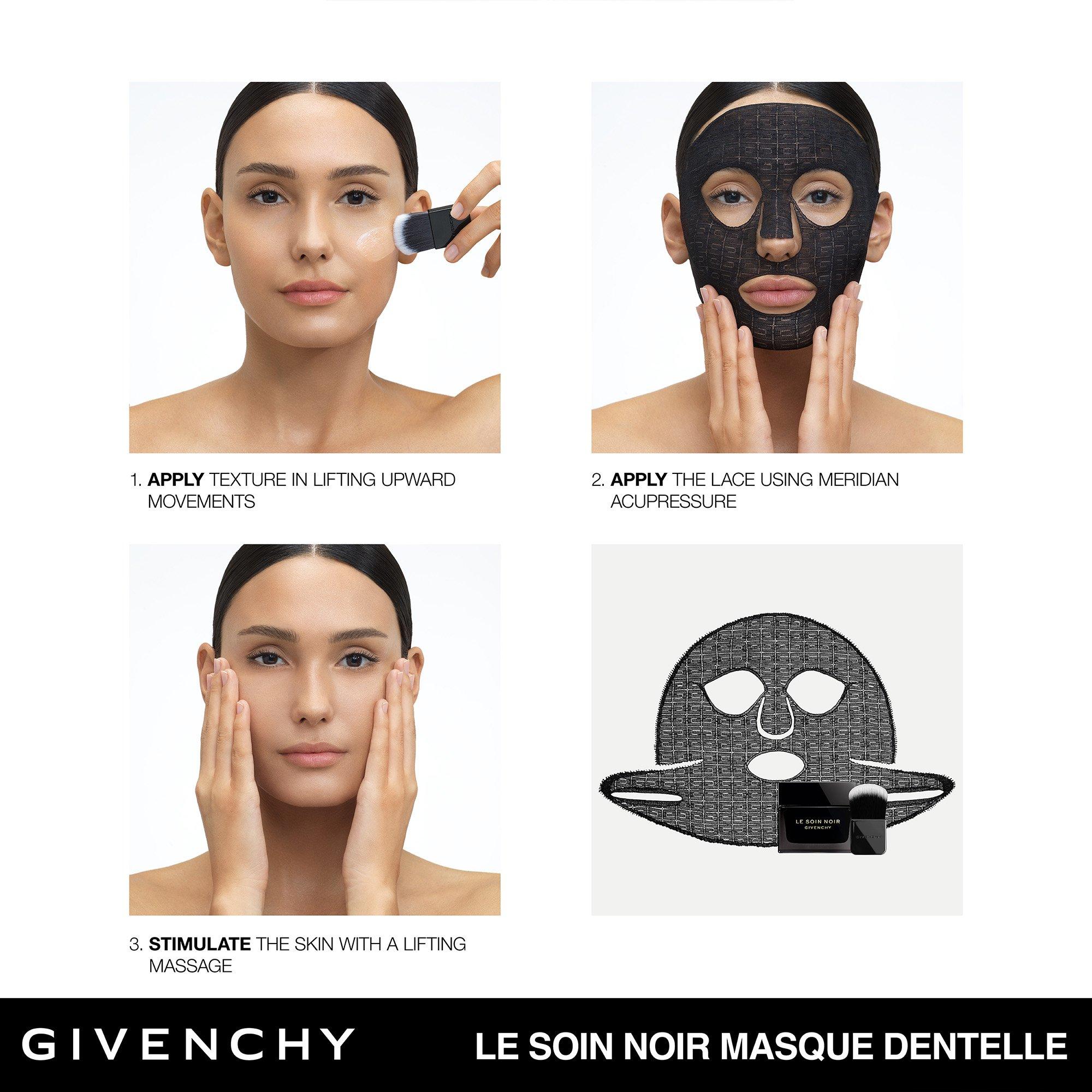 Clear - GIVENCHY - Givenchy Le Soin Noir Firming Lace Mask - 4