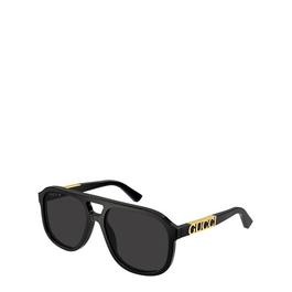 Gucci Aviator Logo Sunglasses