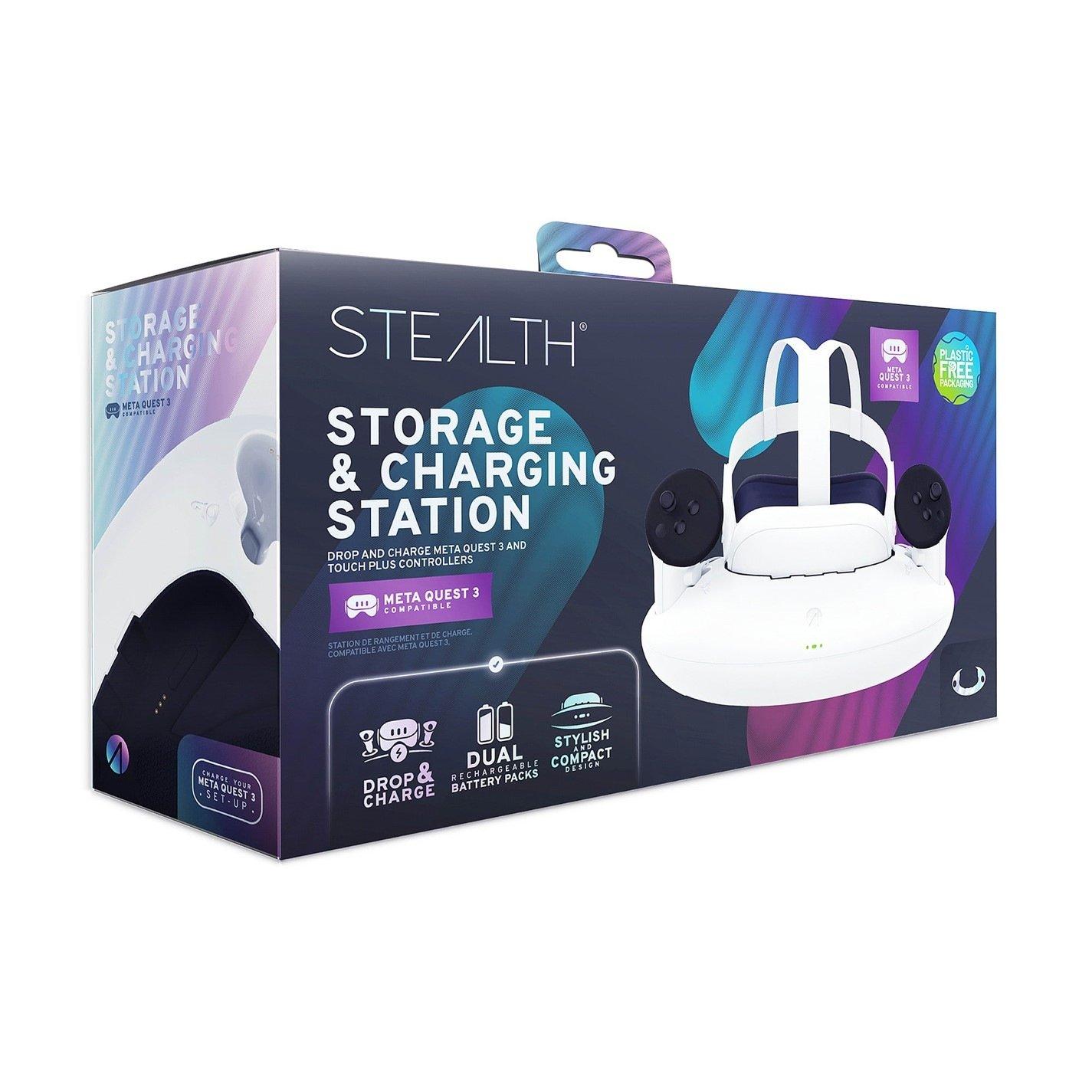 White - Stealth - Store & Charge Station for Meta Quest 3 - 2