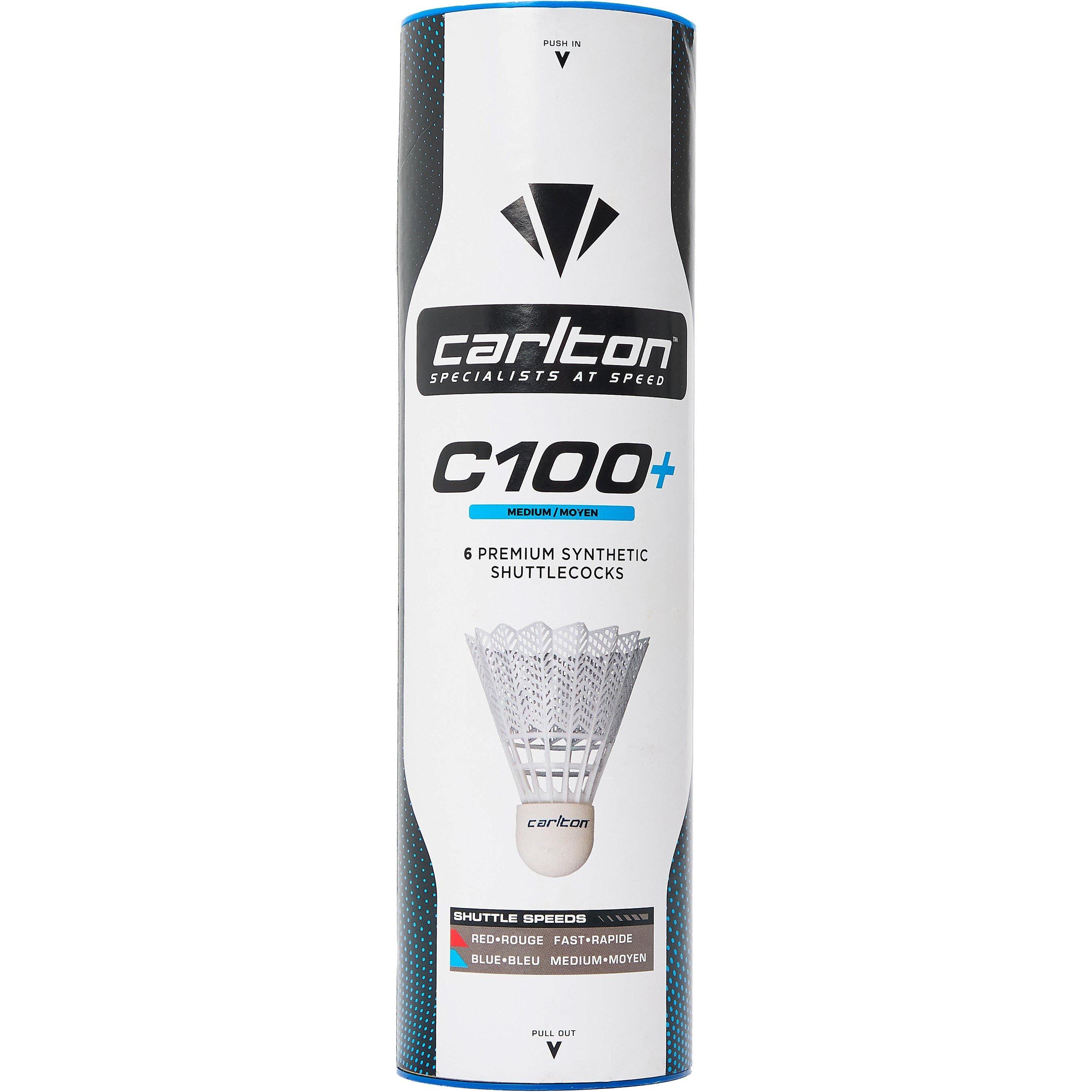 Carlton  C100+ Shuttlecocks - White - Medium