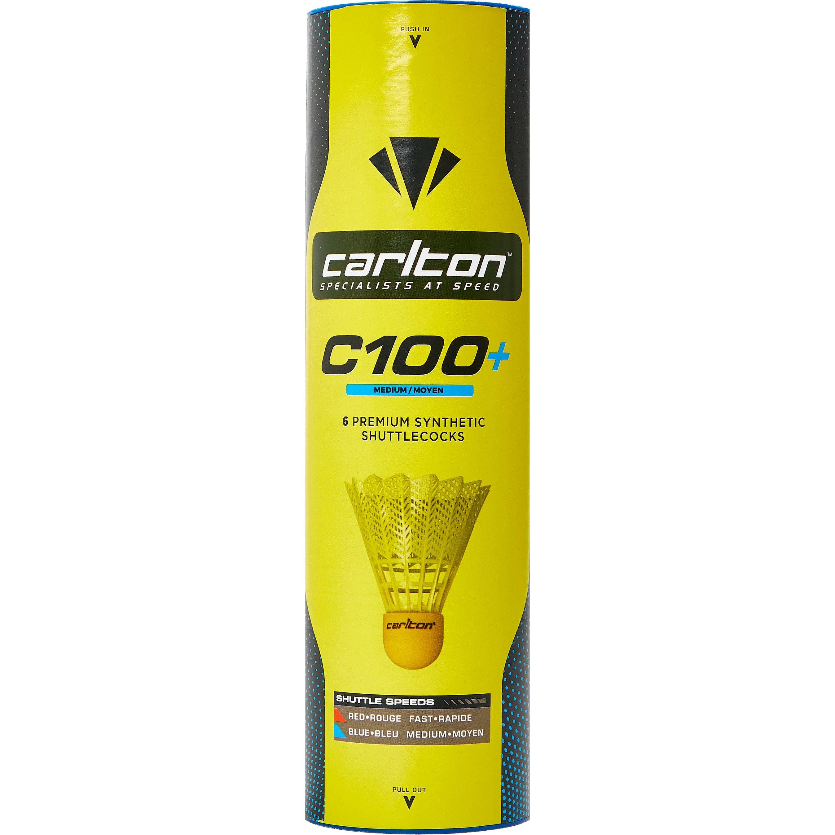 Carlton  C100+ Shuttlecocks - Yellow - Medium