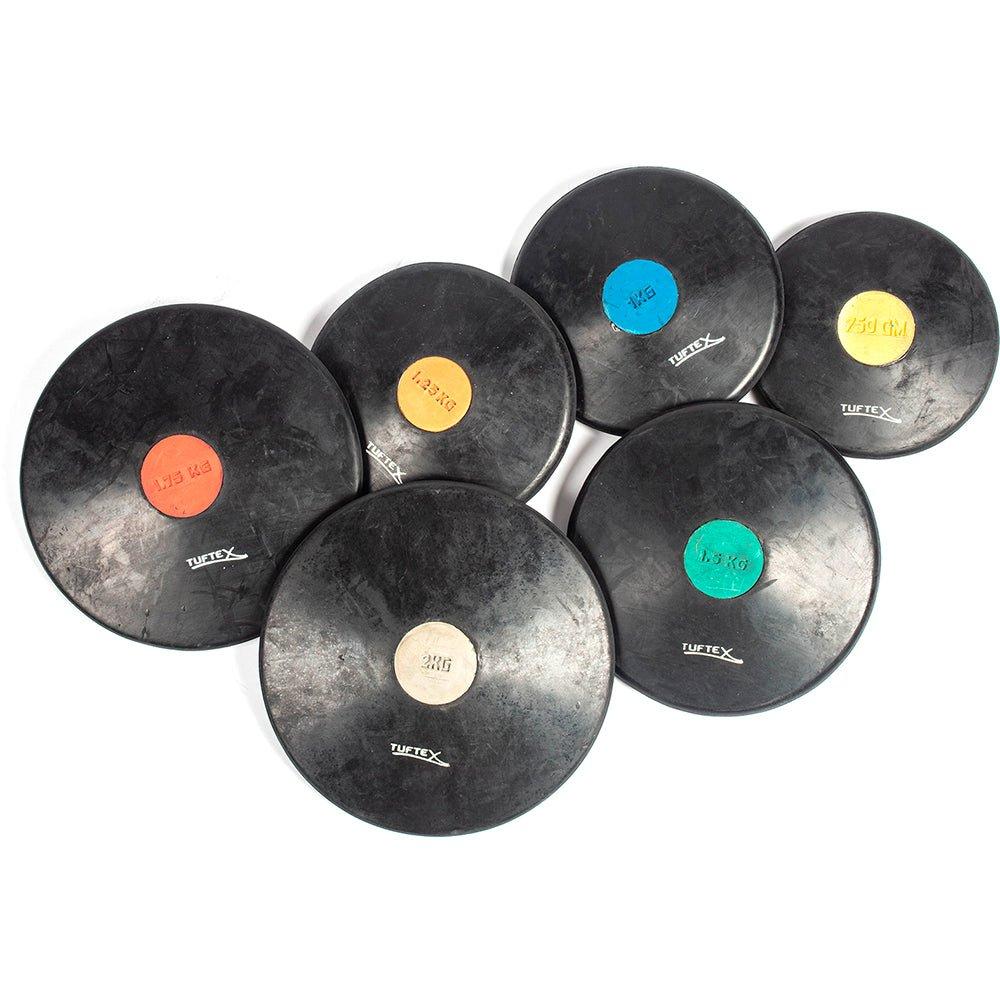 Sports Directory  Rubber Discus - Neutral - 0.75kg
